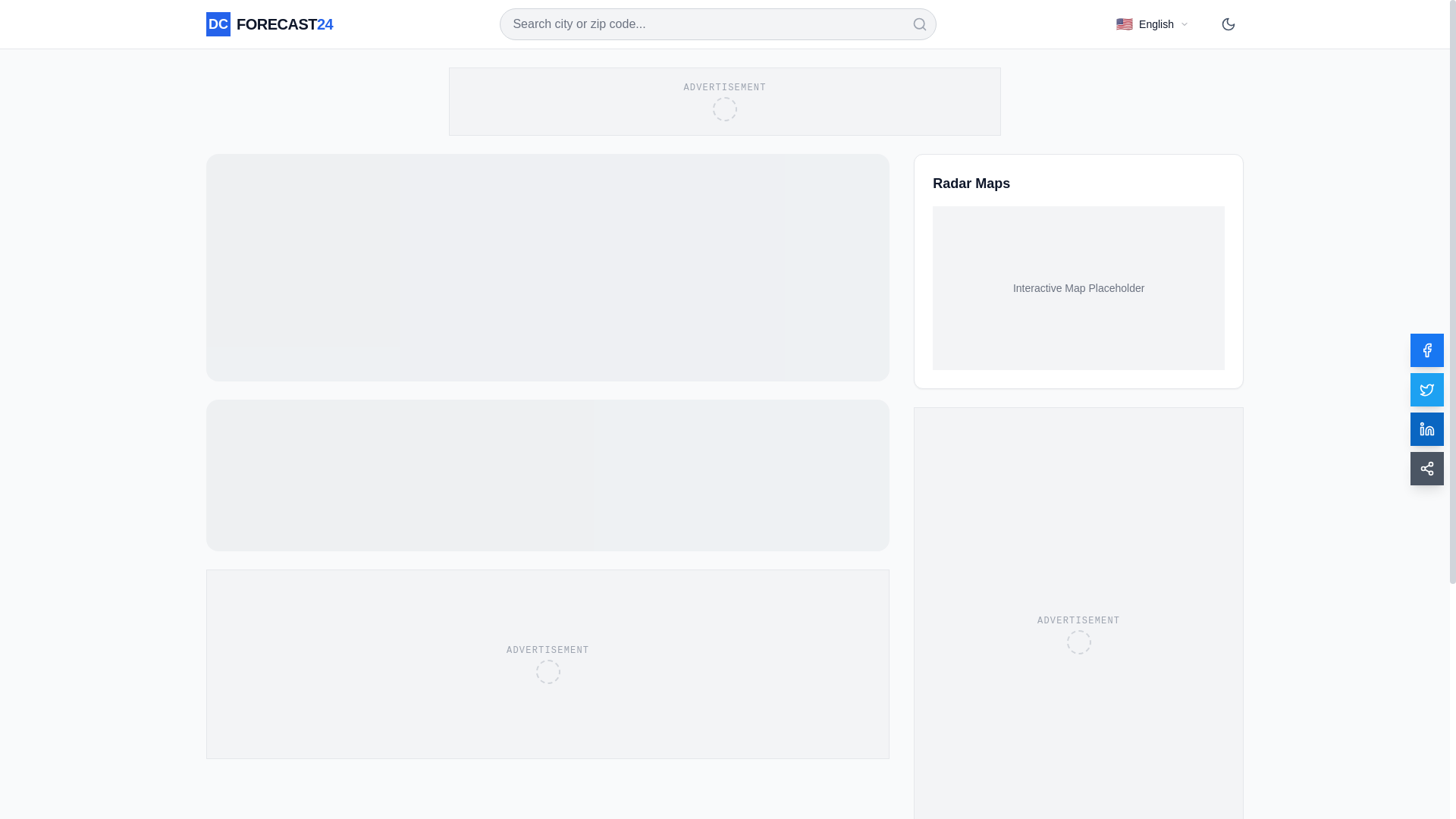 website screenshot of https://dcforecast24.com/