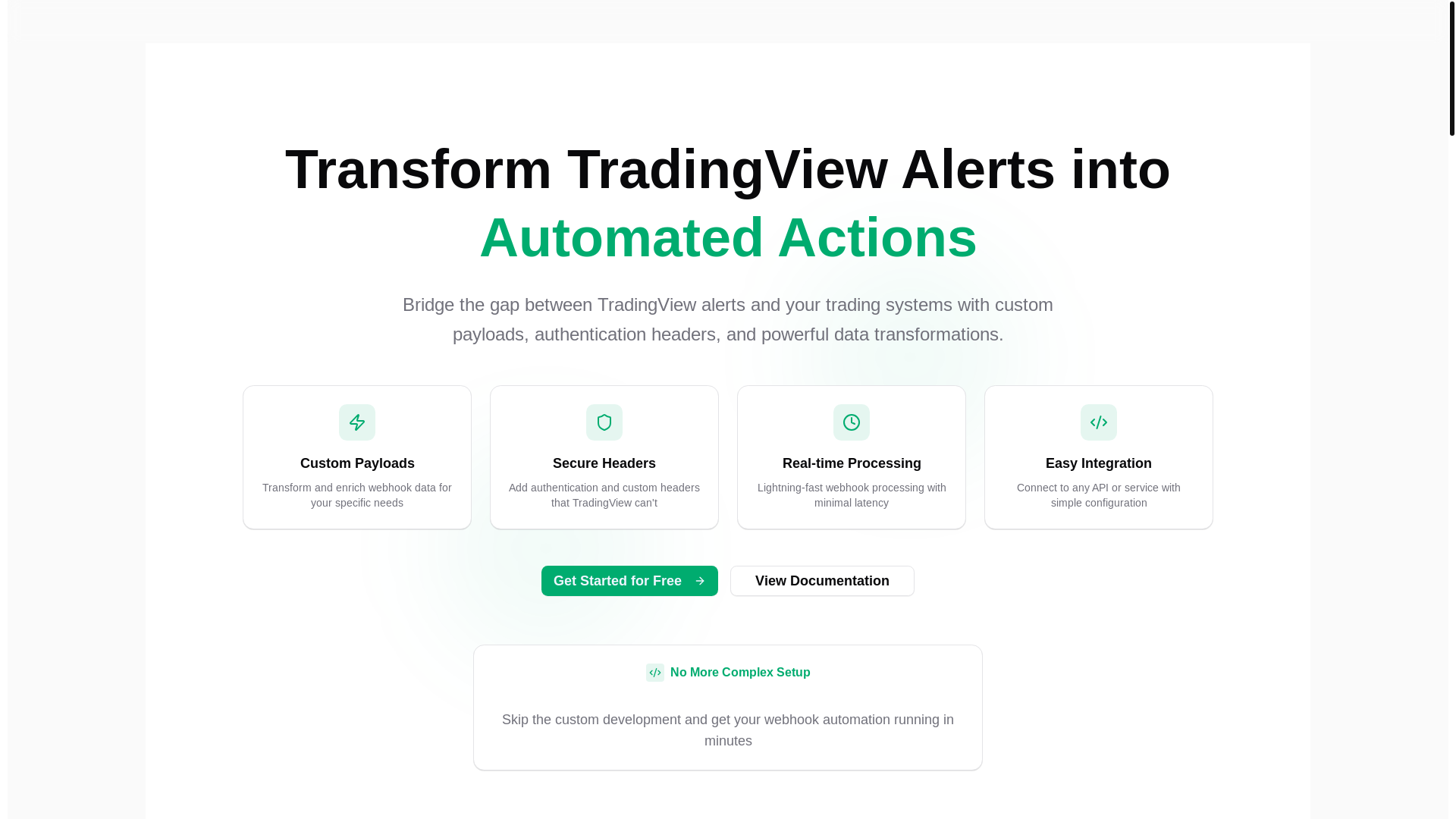 website screenshot of https://tv2webhook.pages.dev/