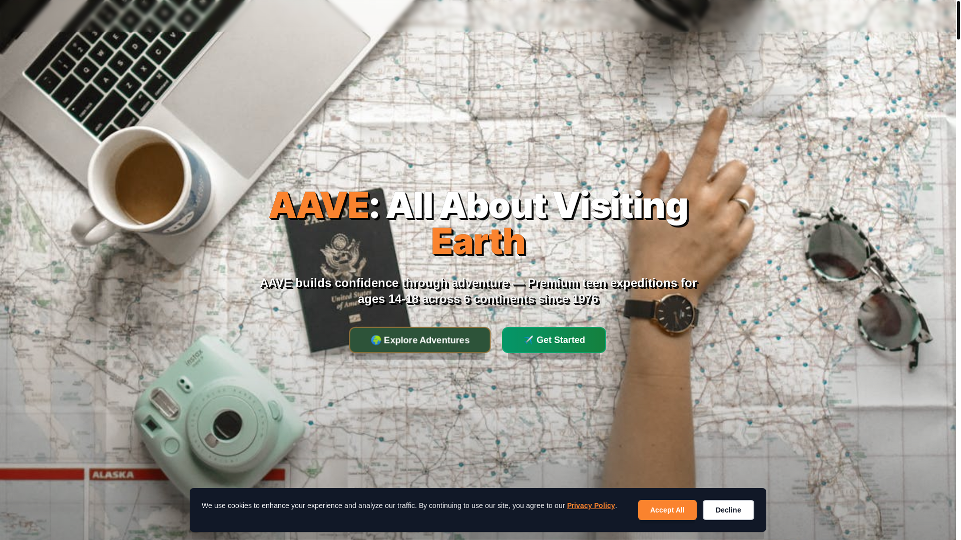 website screenshot of https://aaveeeu.pages.dev/