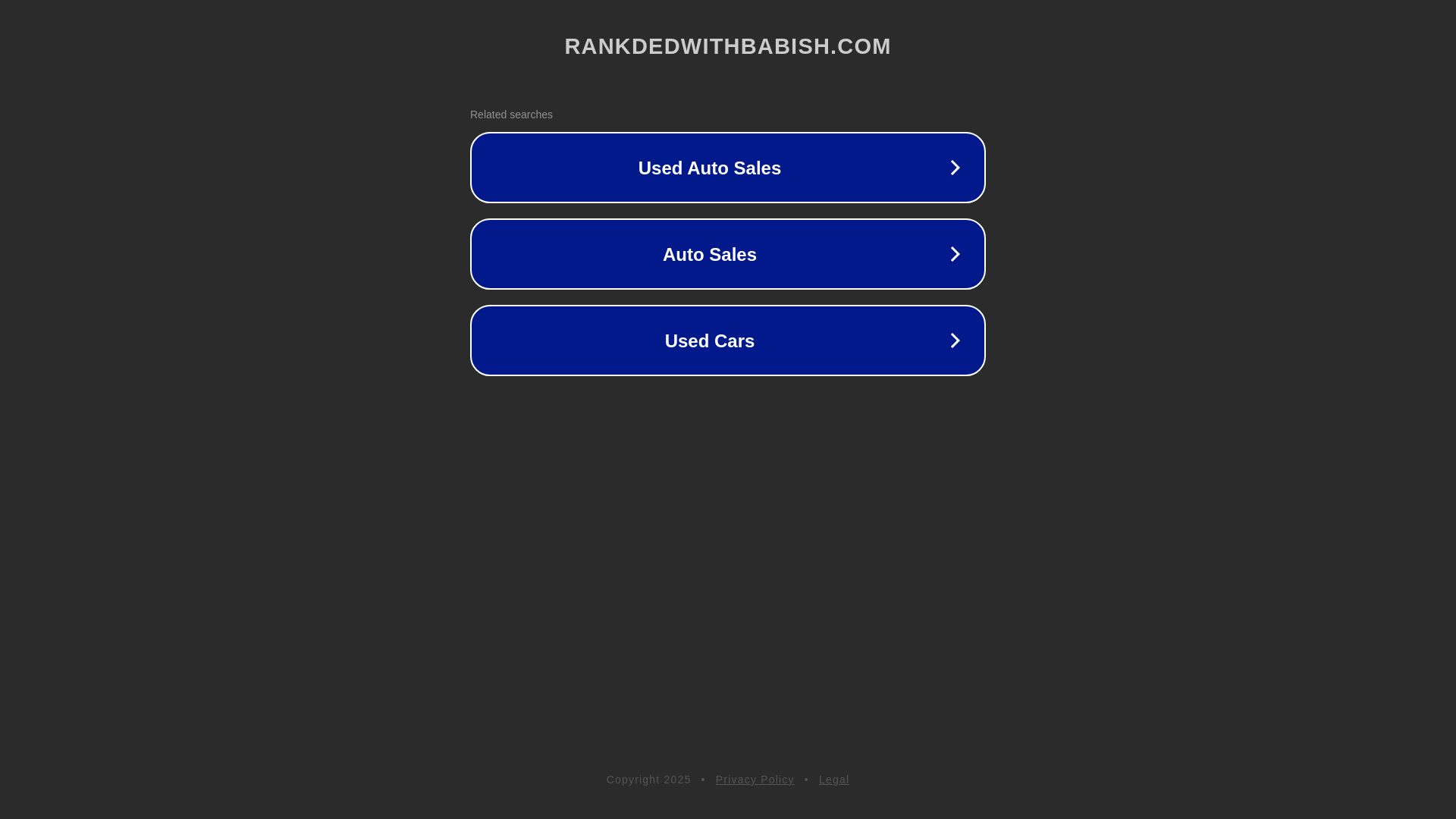 website screenshot of https://rankdedwithbabish.com/