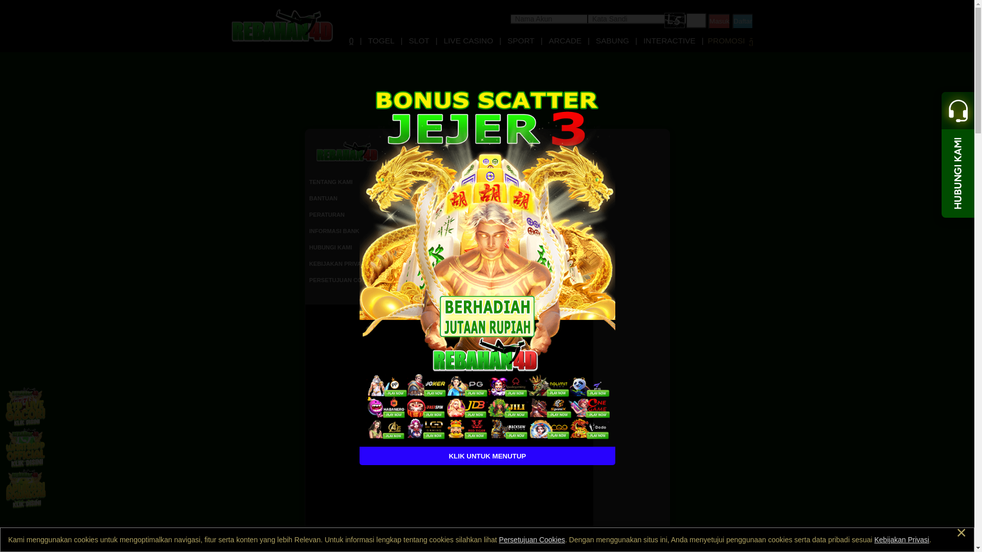website screenshot of https://rebahanfri.xyz/