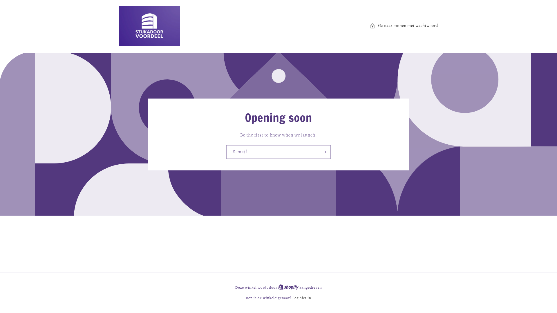 website screenshot of https://stukadoorvoordeel.nl/