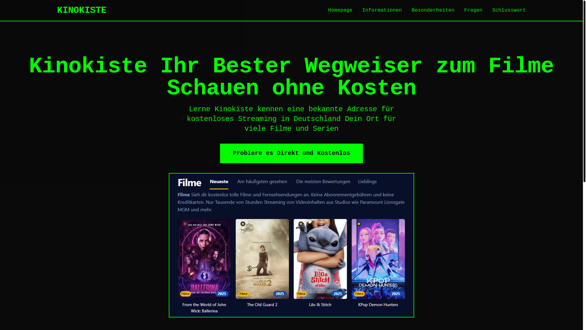 website screenshot of https://kinokiste-7j0f.pages.dev/