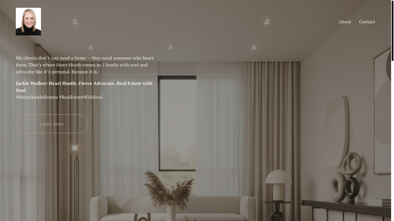website screenshot of https://jackiewalkerrealestate.com/