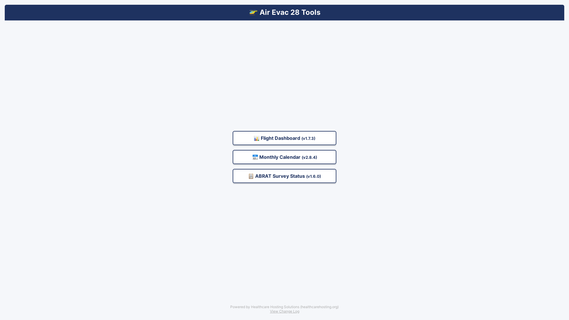 website screenshot of https://air-evac-28-stats.pages.dev/