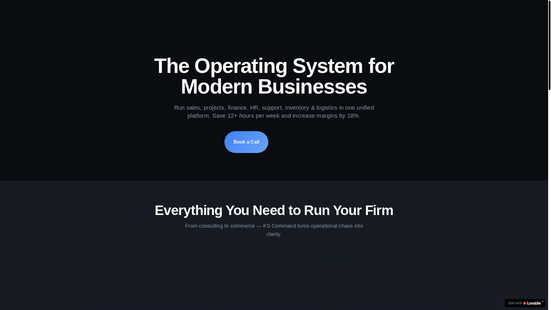 website screenshot of https://kscommand.de/
