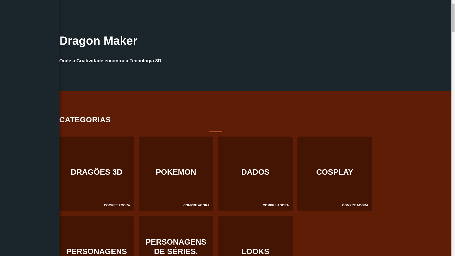 website screenshot of https://dragonmaker3d.com/