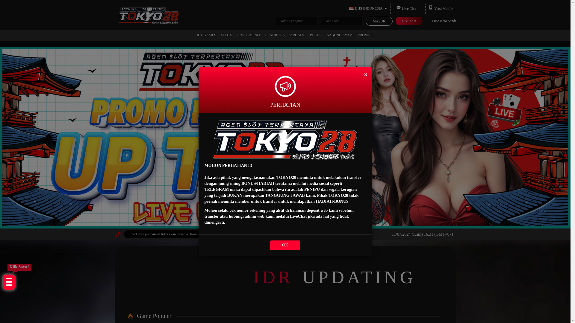 website screenshot of https://tokyo28sys.xyz/