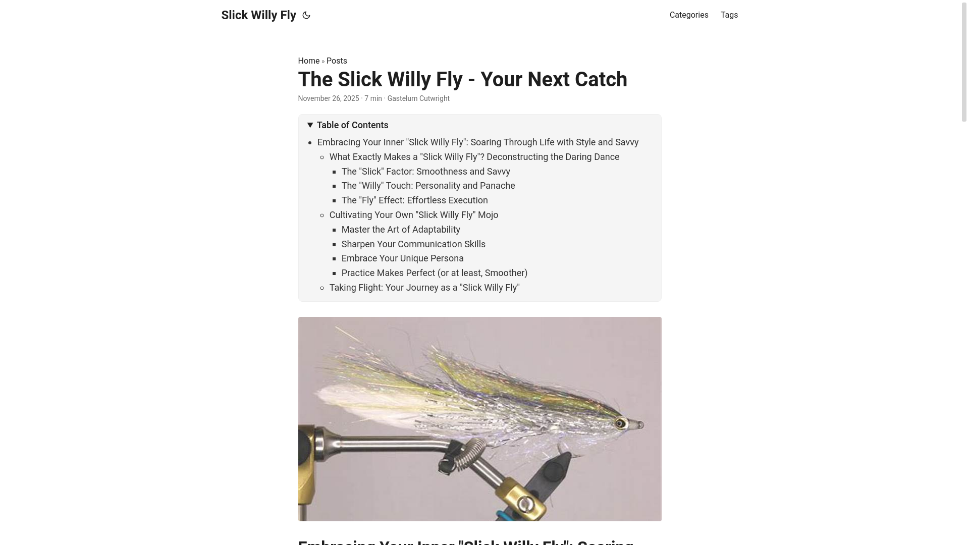 website screenshot of https://slickwillyfly2.pages.dev/