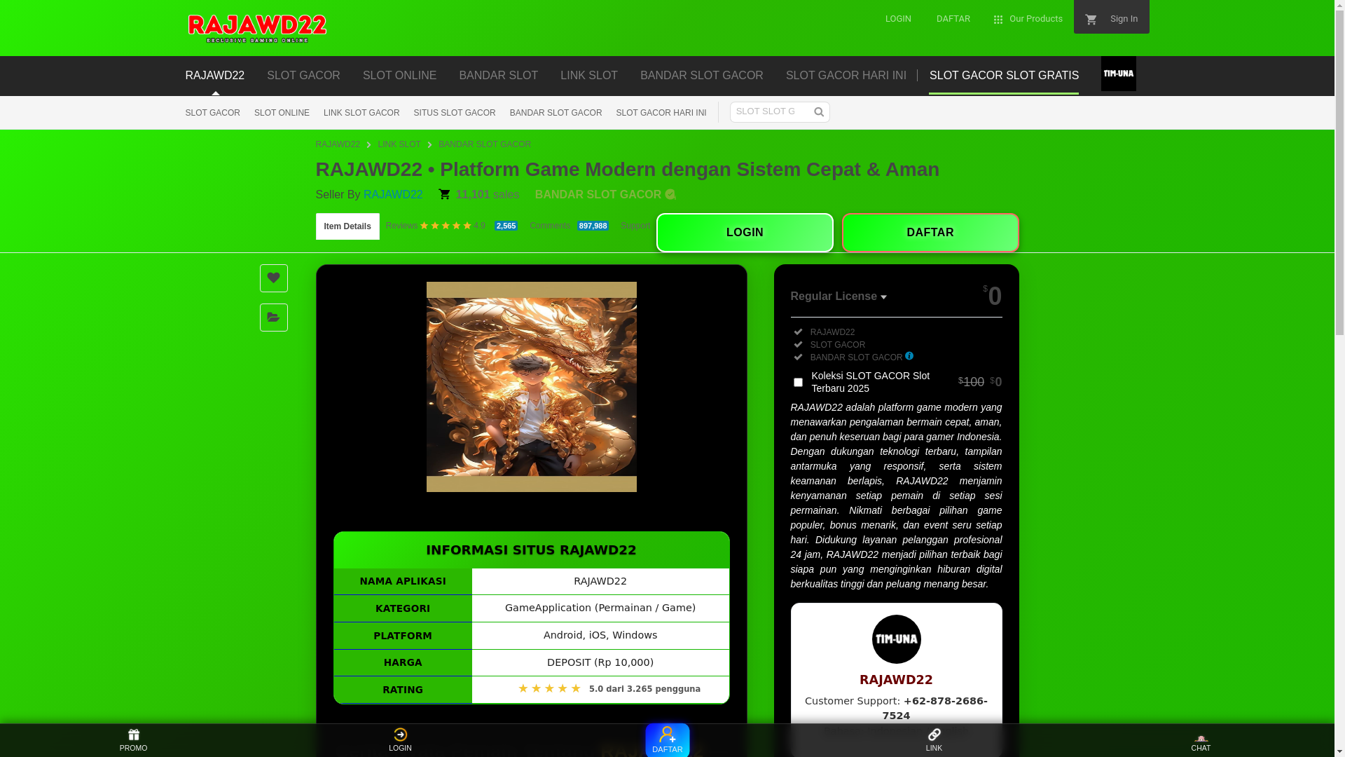 website screenshot of https://rajawd22.pages.dev/