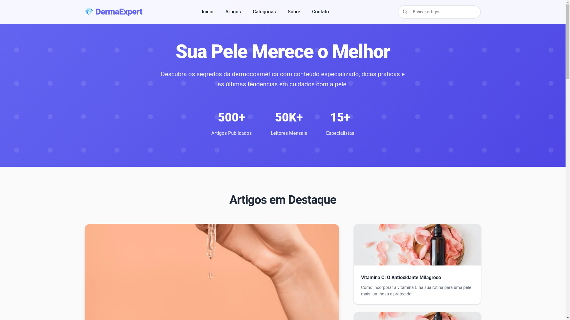 website screenshot of https://anacapriii.beauty/