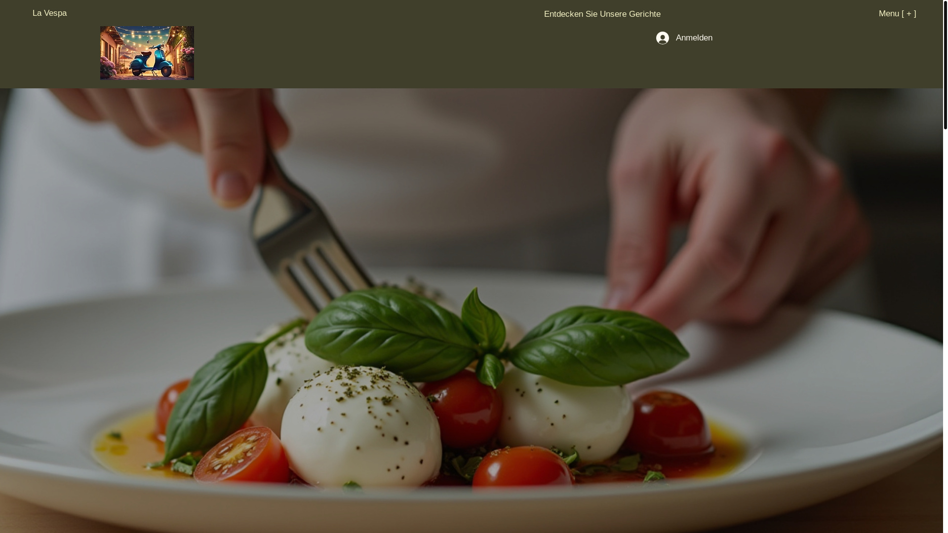 website screenshot of https://lavespa-ristorante.com/