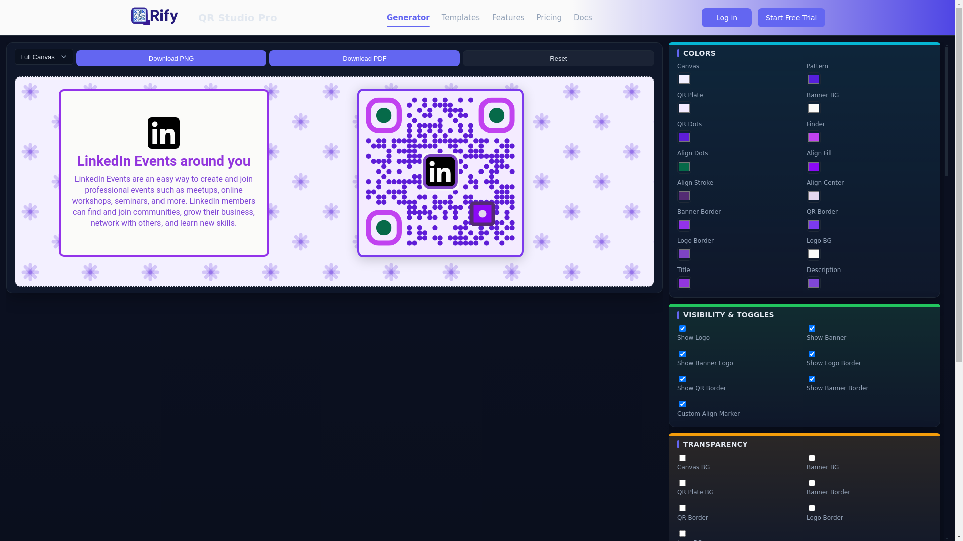 website screenshot of https://advancedqr.pages.dev/