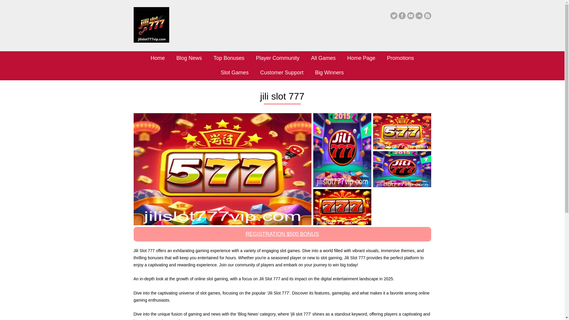 website screenshot of https://jilislot777vip.com/