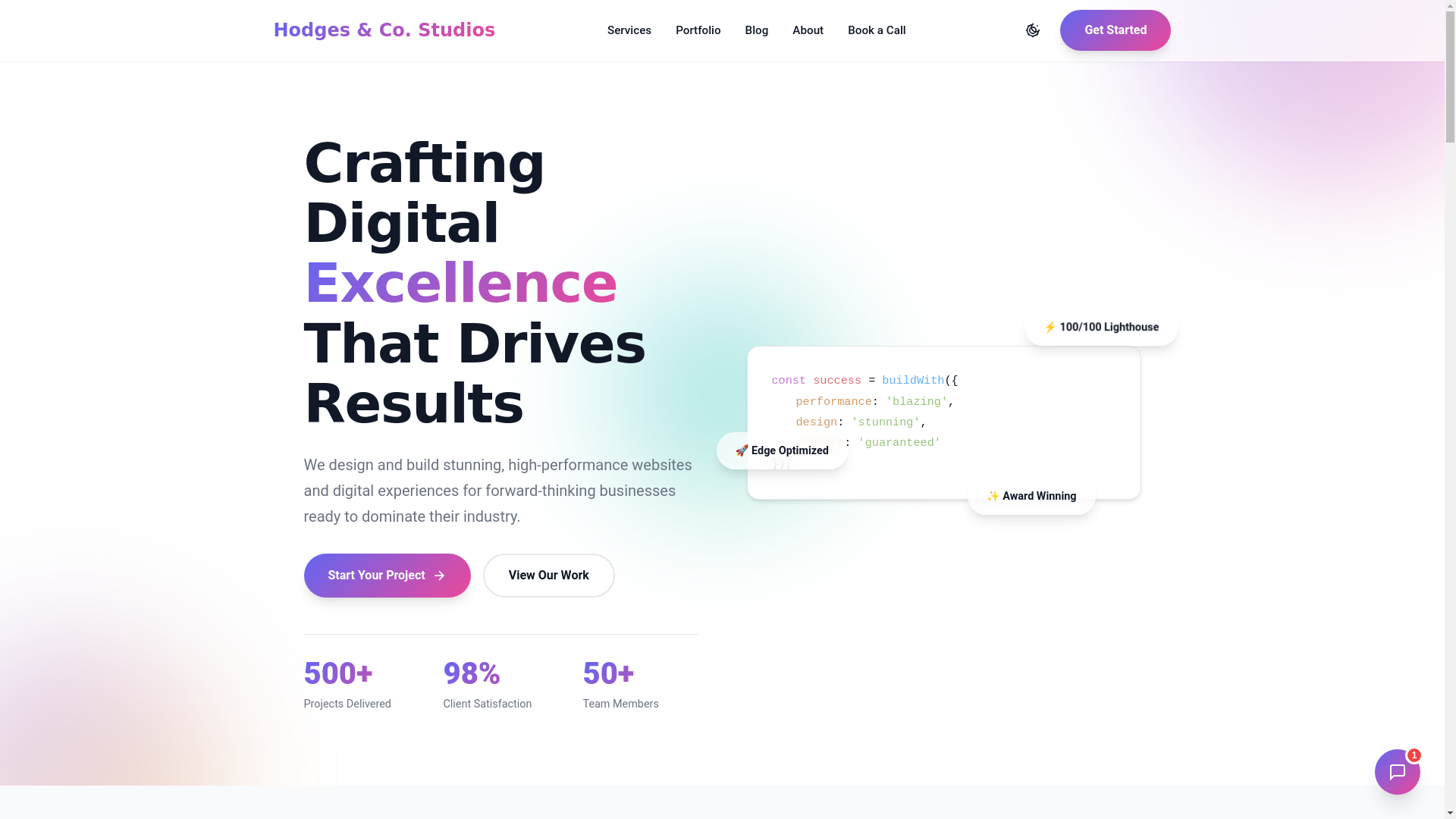 website screenshot of https://agency-website-a65.pages.dev/