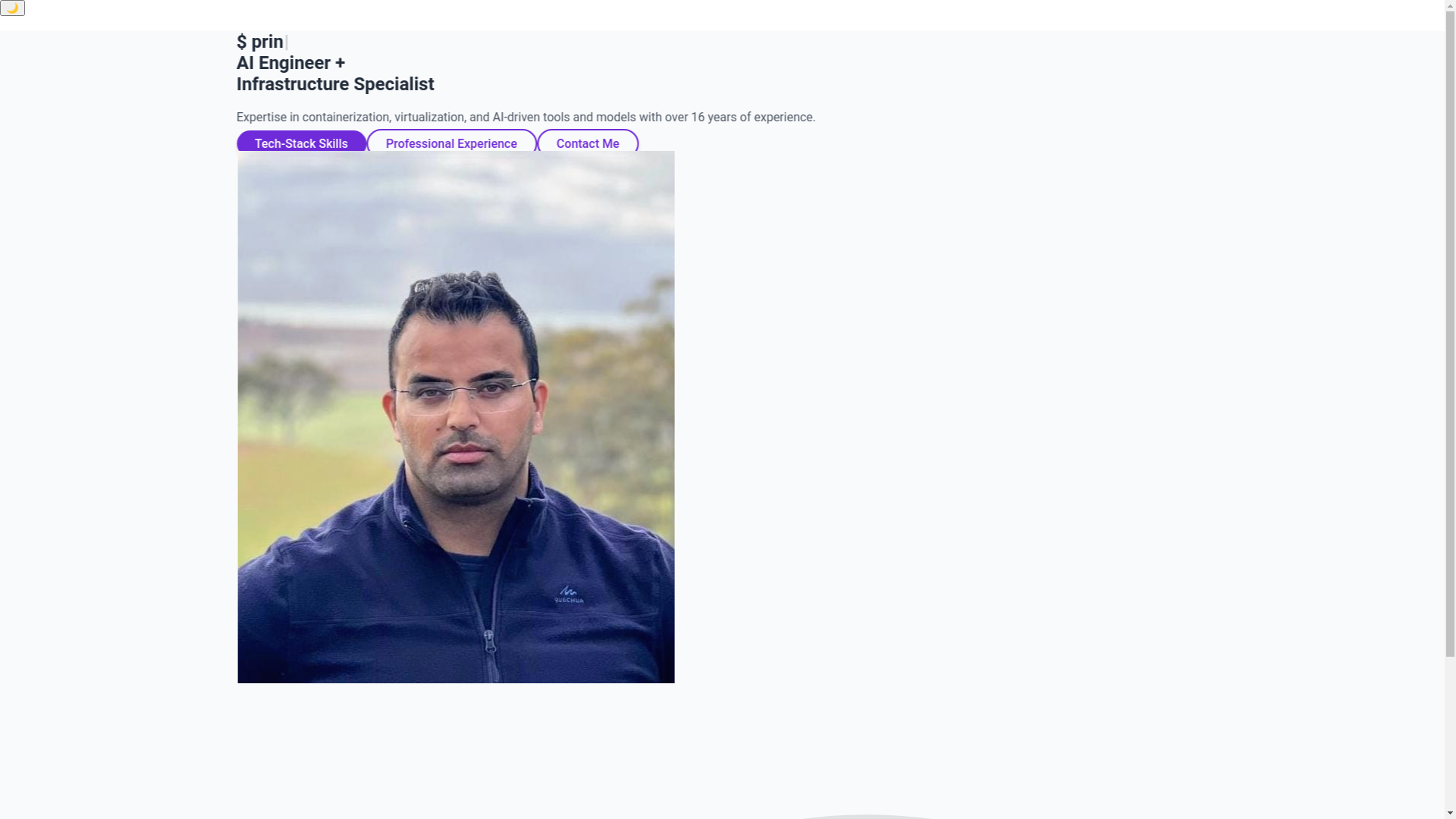 website screenshot of https://parveen-cc-prodd.pages.dev/