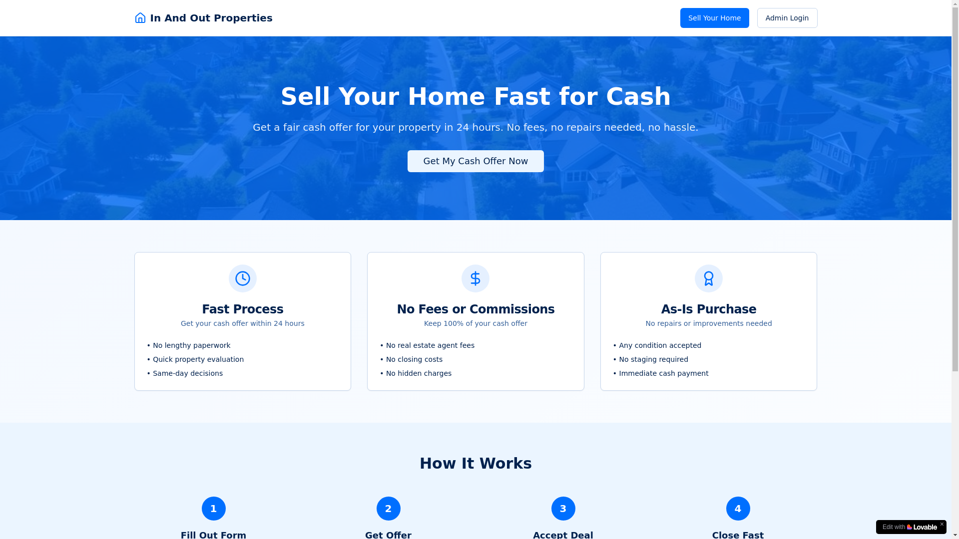 website screenshot of https://inandoutpropertiesnow.com/