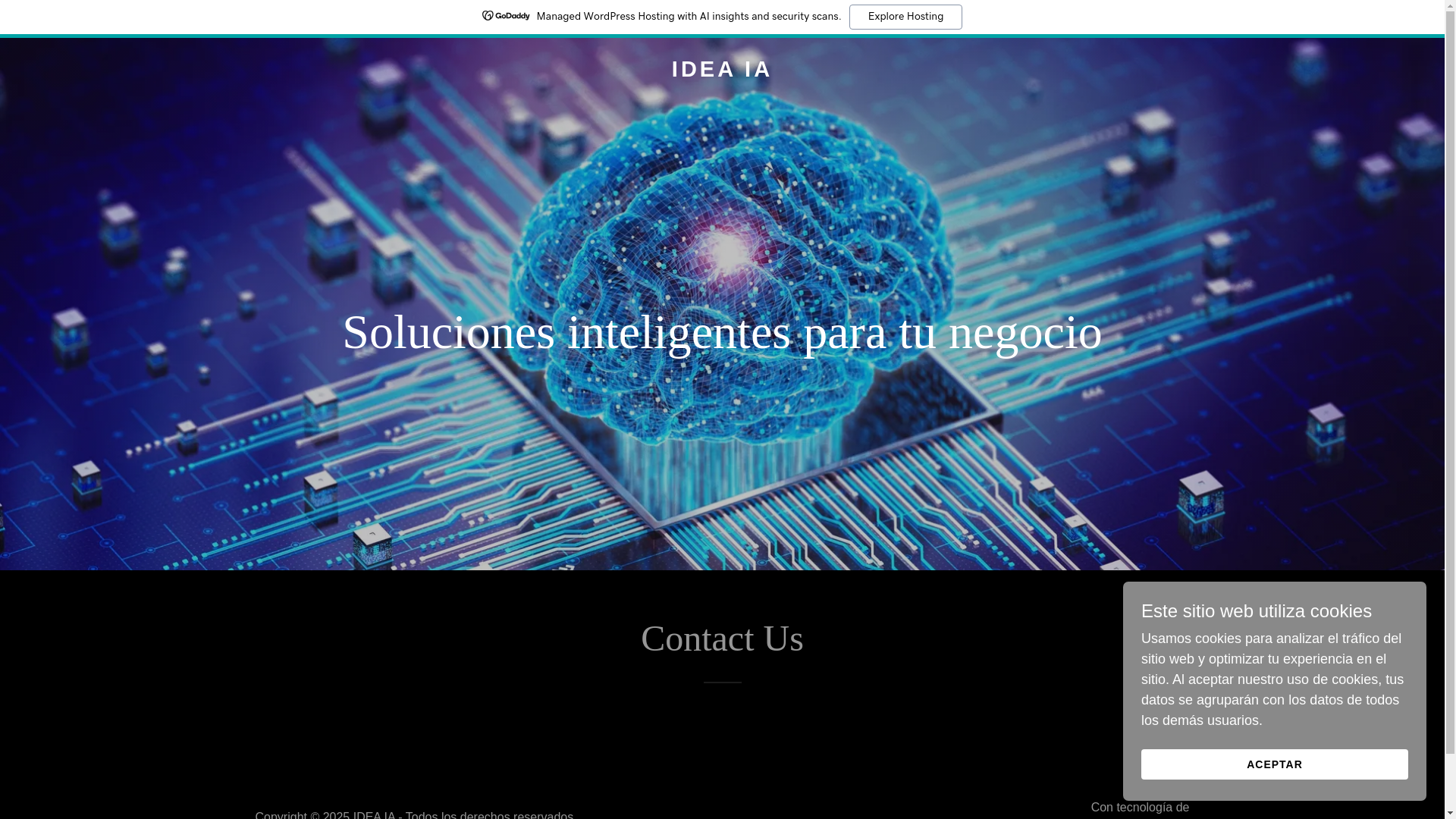 website screenshot of https://myideaia.com/