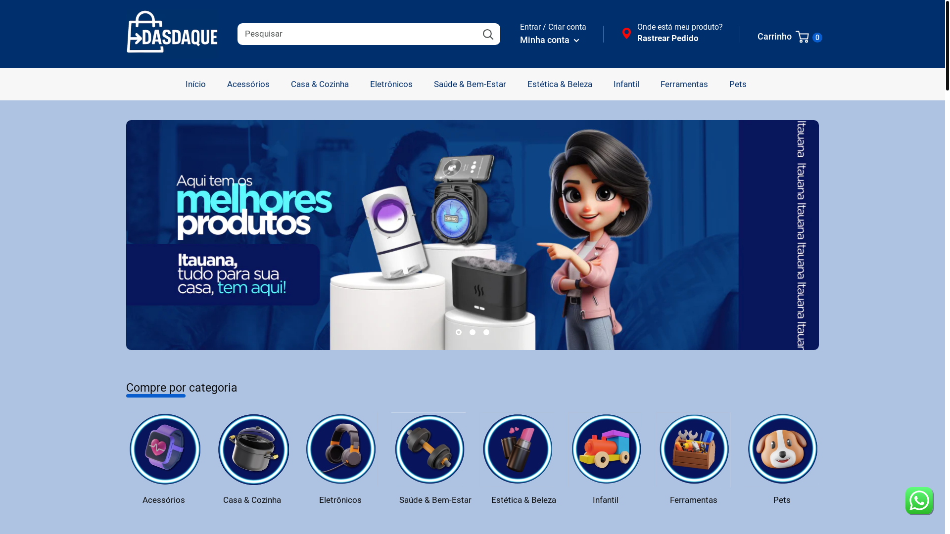 website screenshot of https://dasdaque.com/