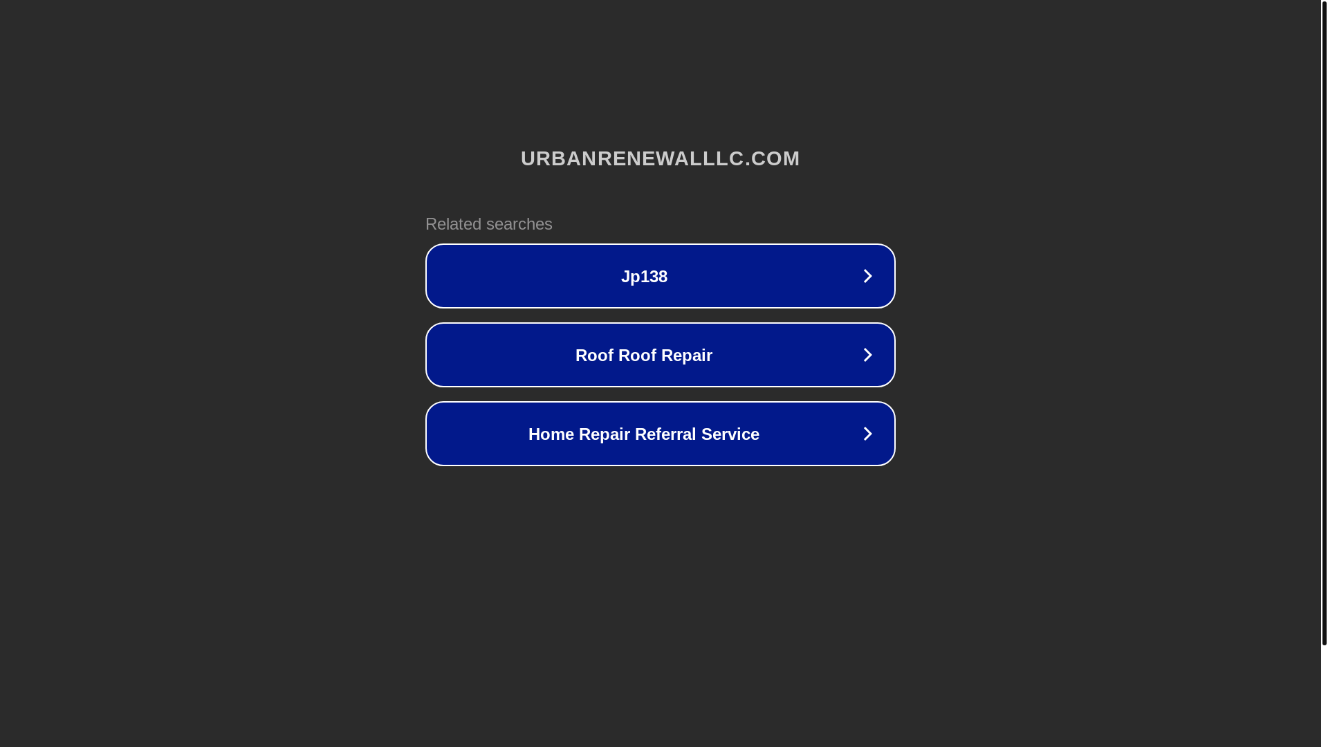 website screenshot of https://urbanrenewalllc.com/