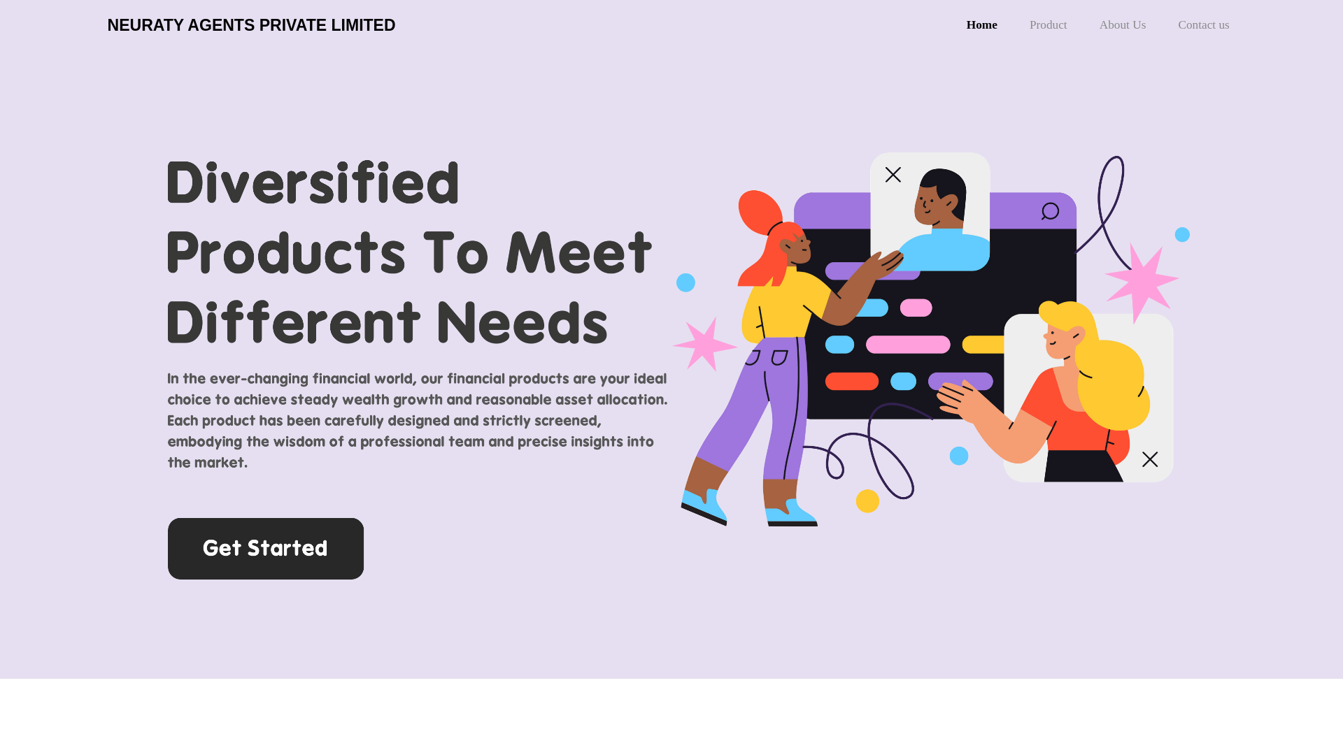 website screenshot of https://neuraty-agents.com/