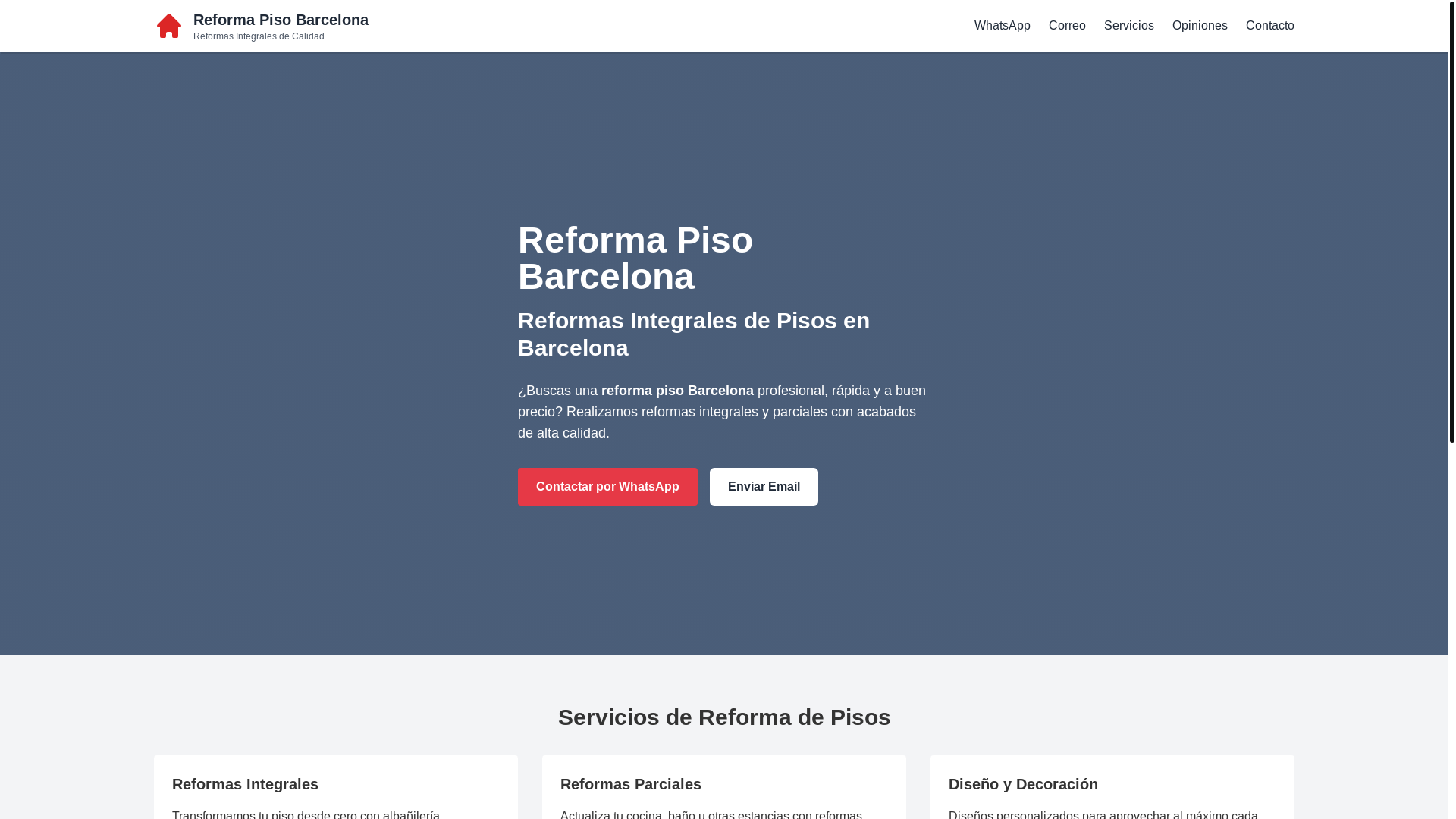 website screenshot of https://reformapisobarcelona3.pages.dev/
