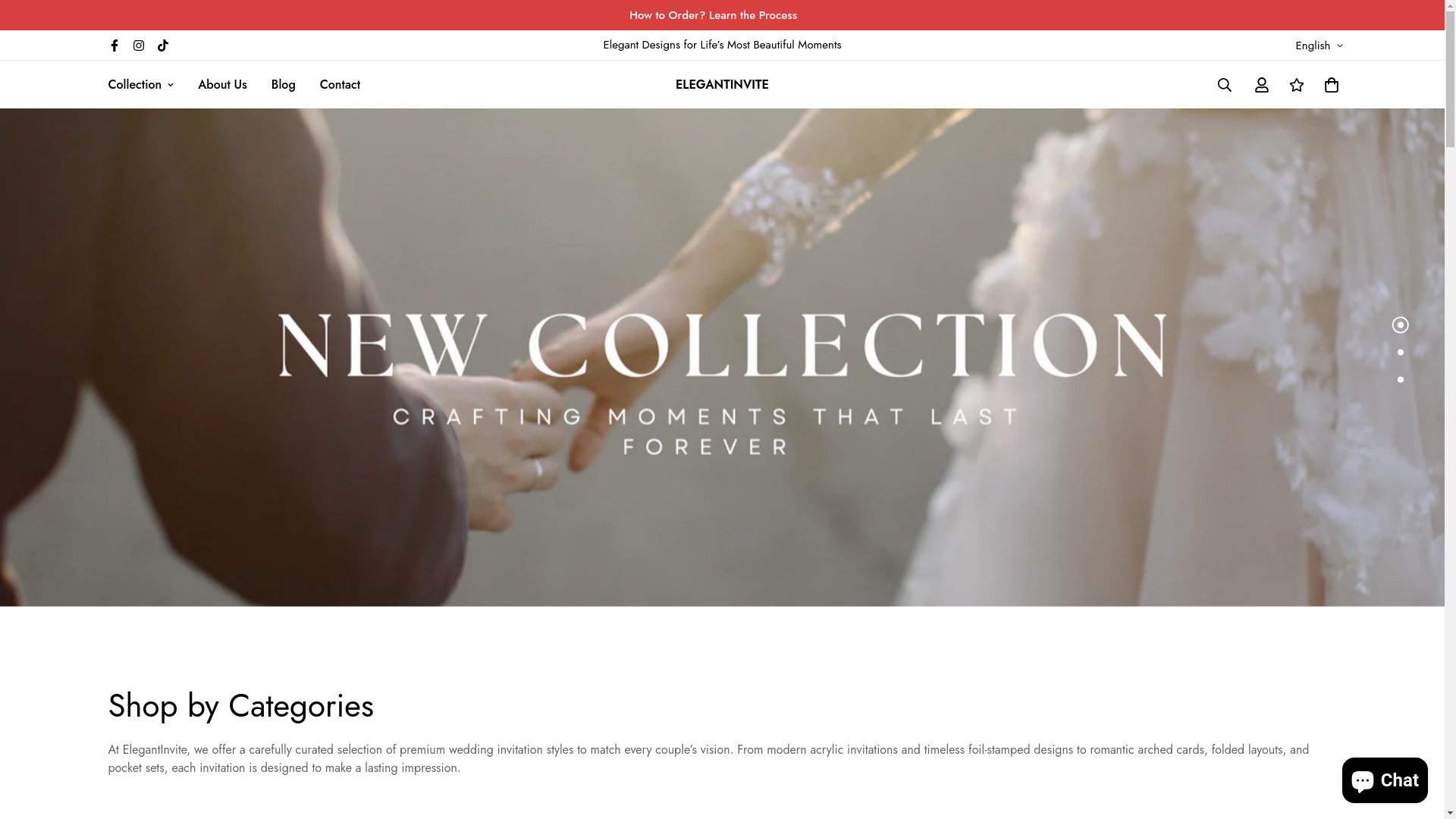 website screenshot of https://invites.com.tr/