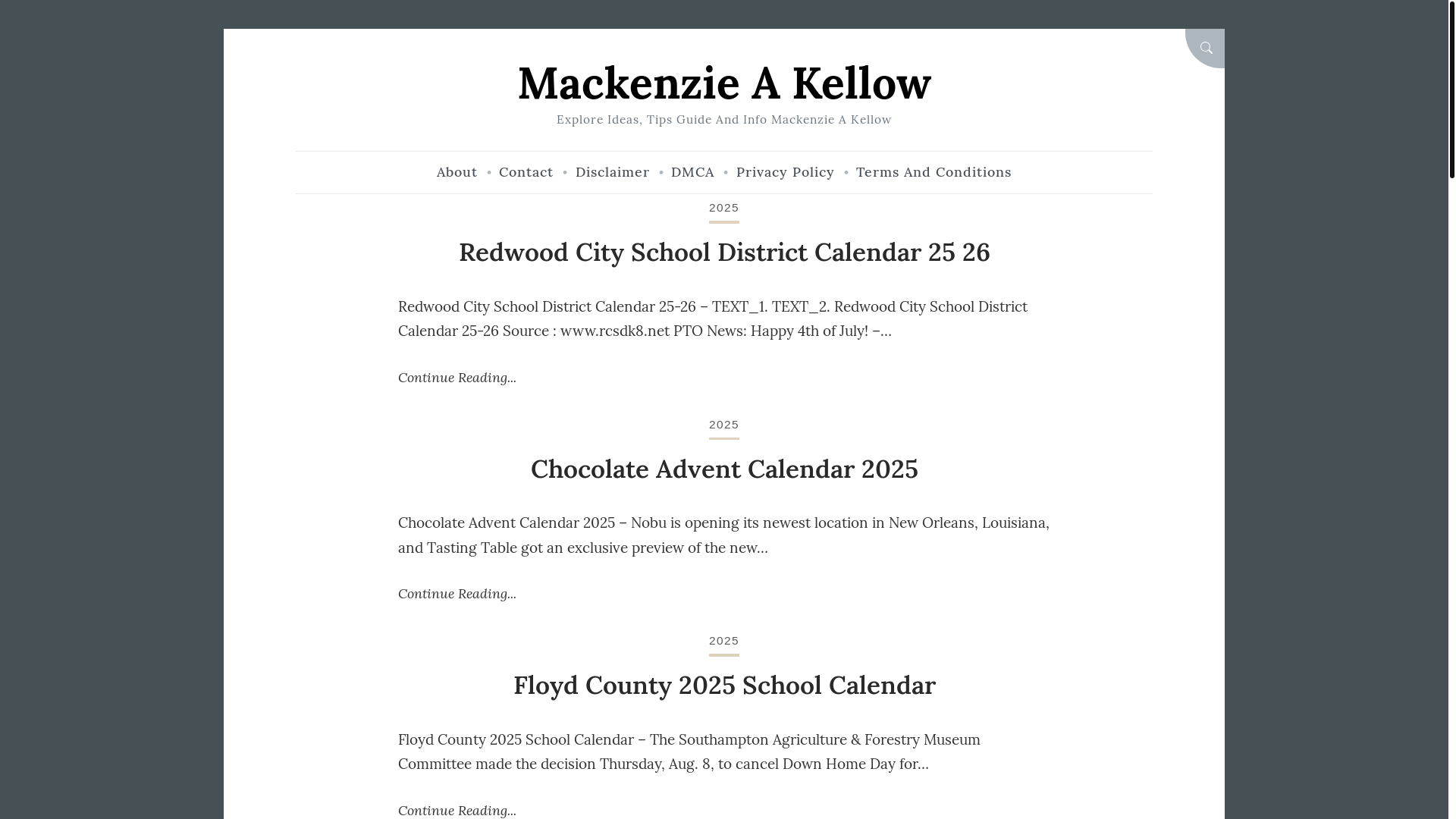 website screenshot of https://mackenzieakellow.pages.dev/