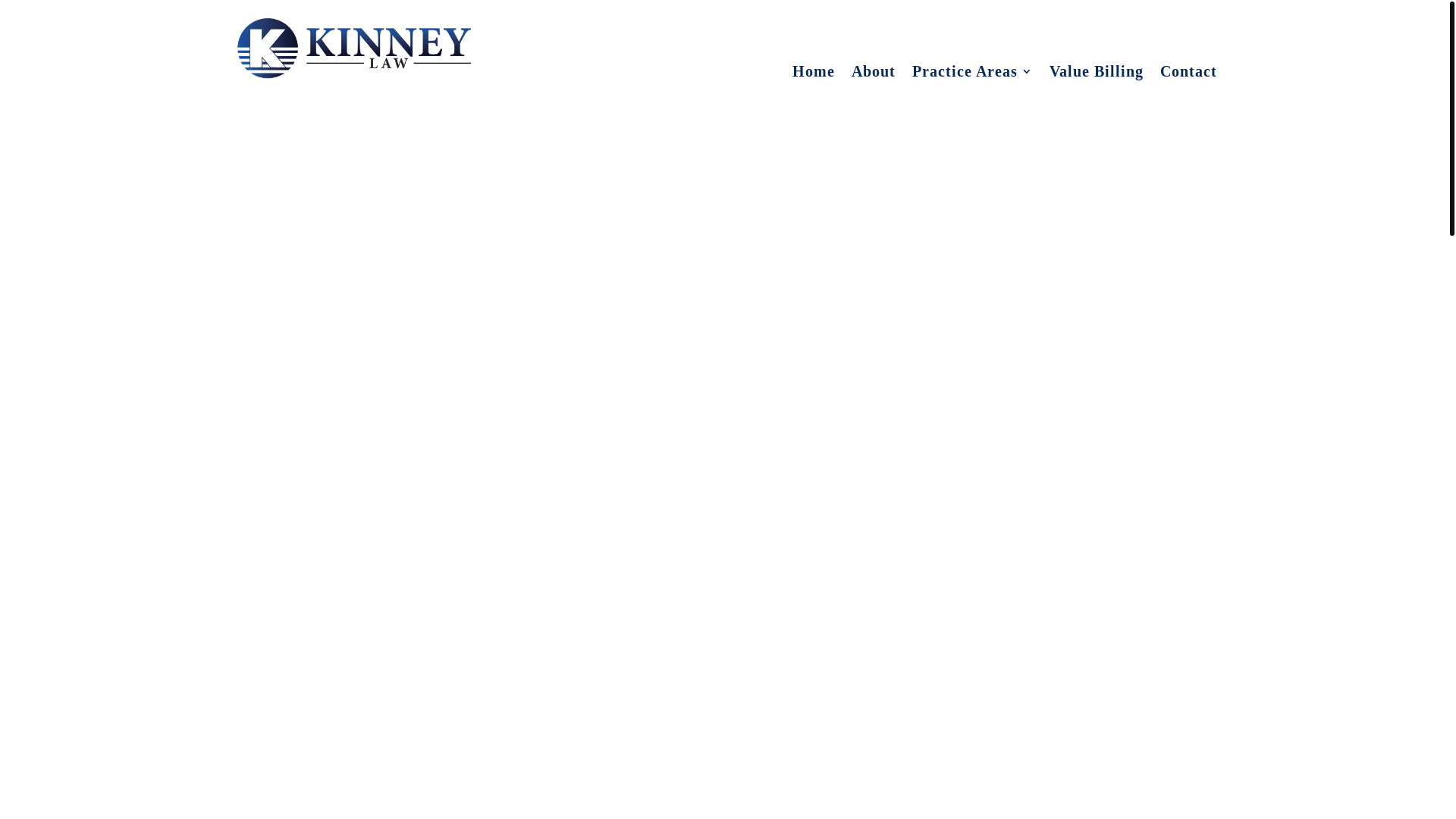 website screenshot of https://kinneylawcanhelp.com/