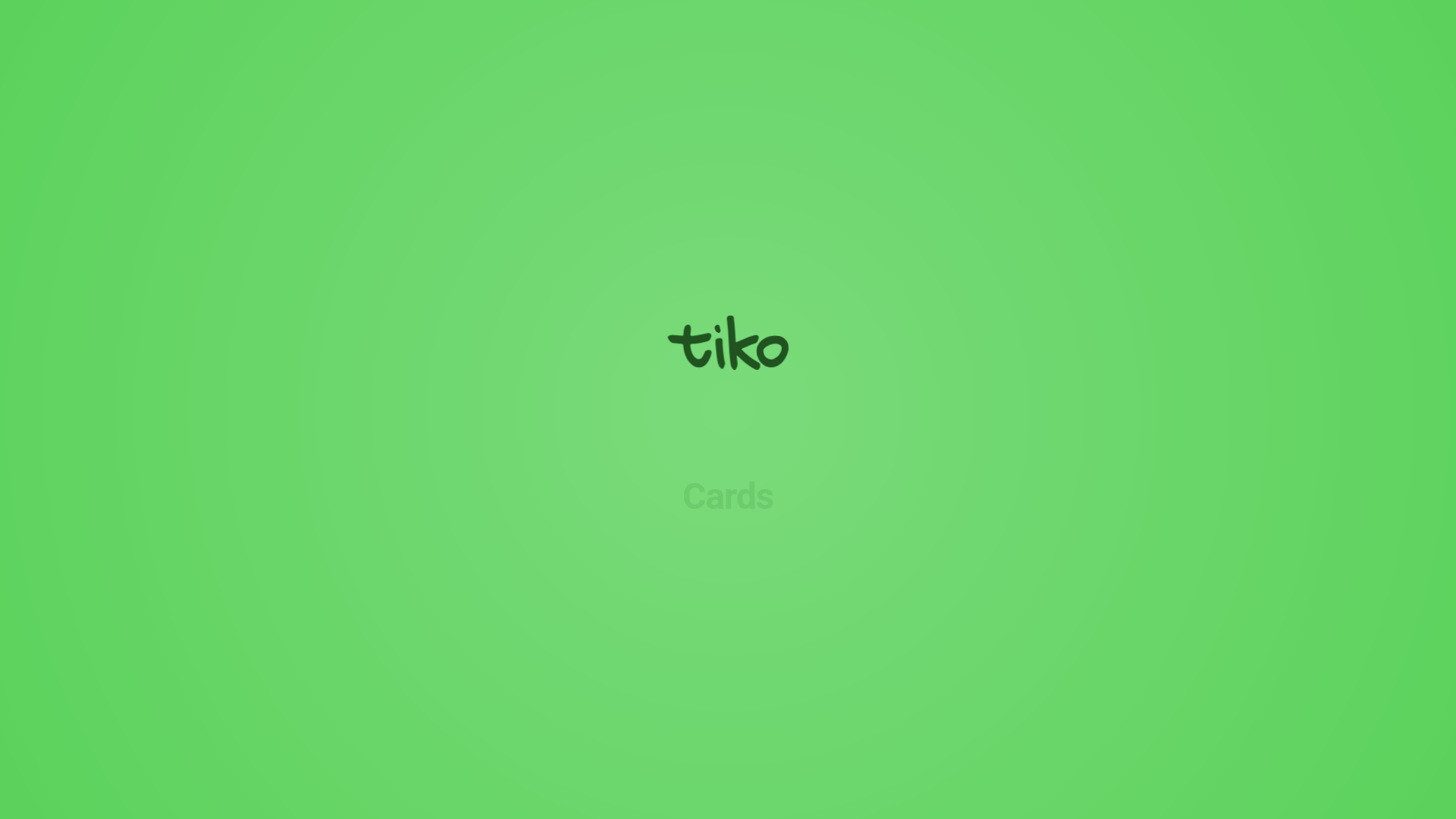 website screenshot of https://tiko-cards.pages.dev/