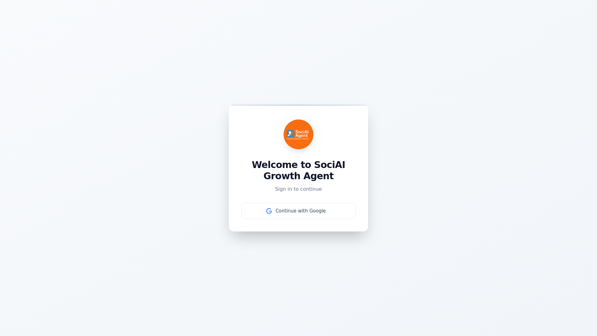 website screenshot of https://sociaiagent.com/