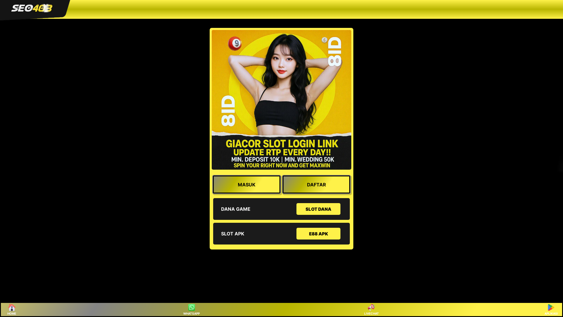 website screenshot of https://halojasa-8d.pages.dev/