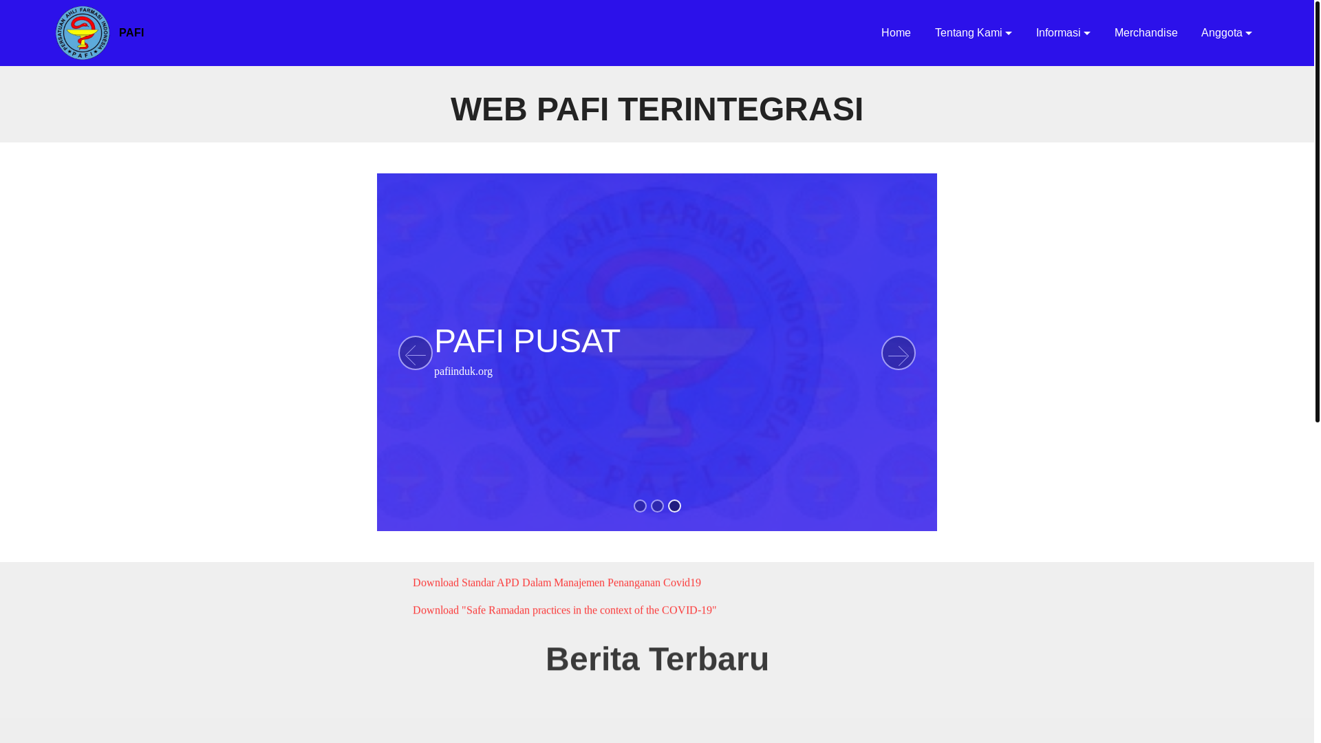 website screenshot of https://pafi-tolangohula-org.pages.dev/