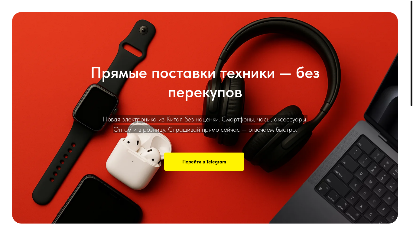 website screenshot of https://china-tech-market.ru/
