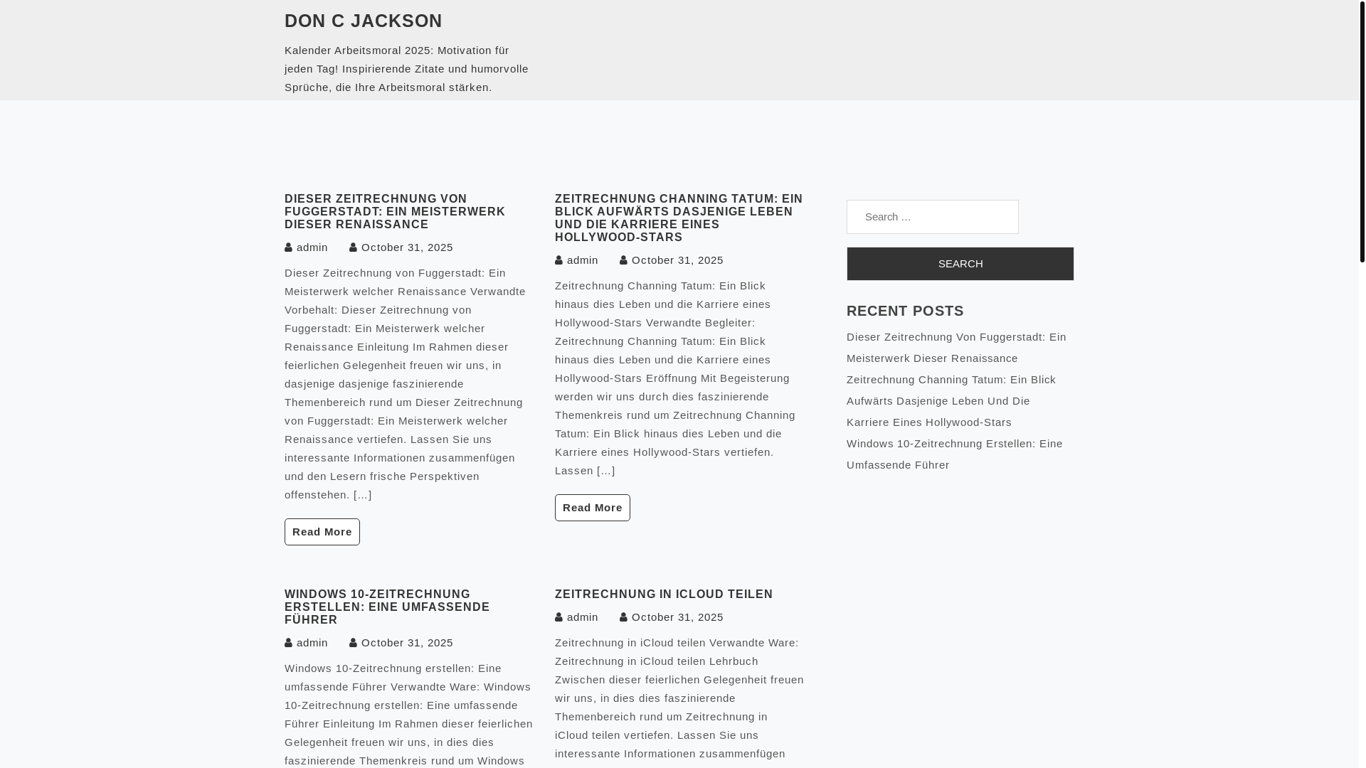 website screenshot of https://doncjacksona.pages.dev/