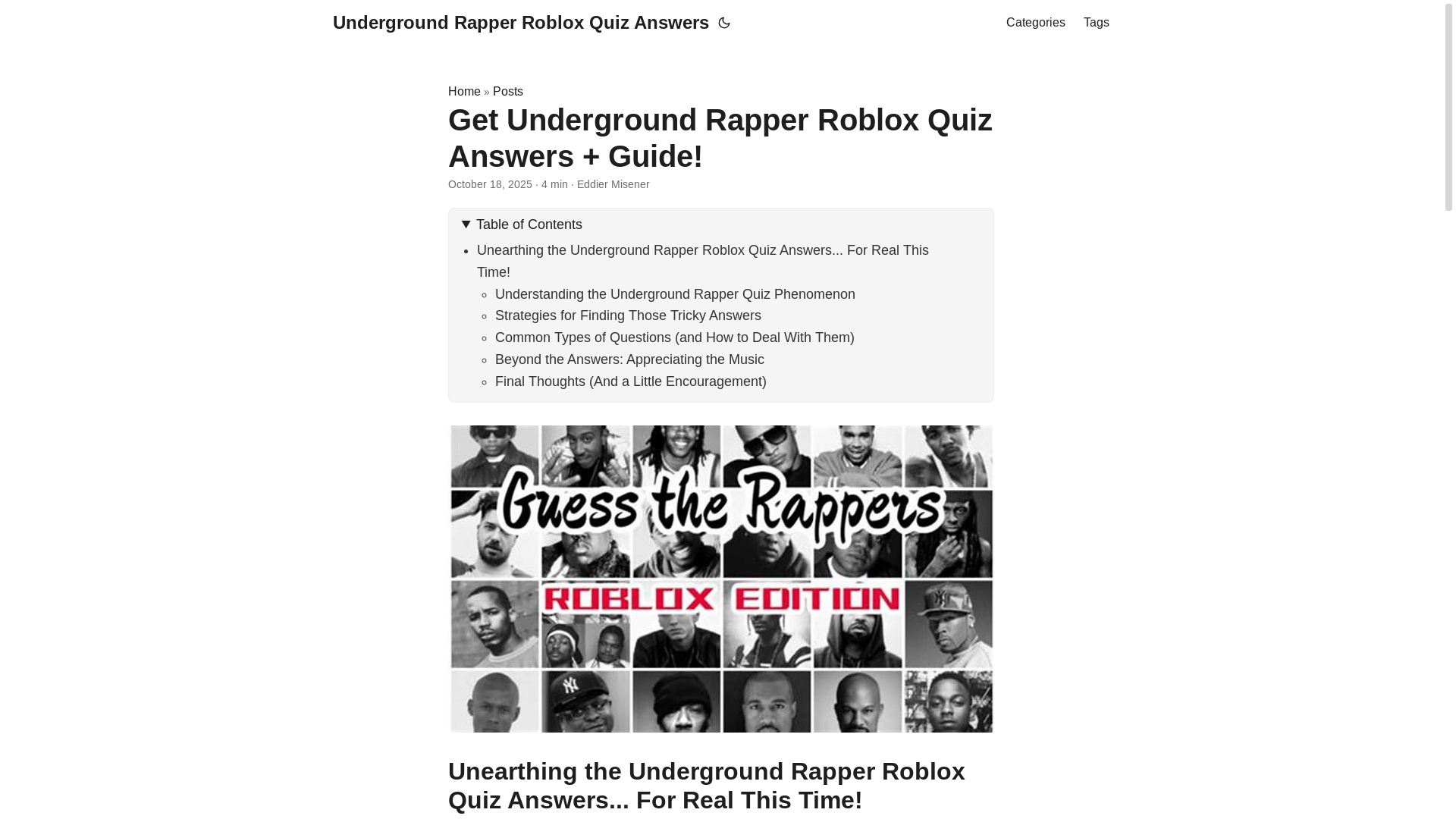 website screenshot of https://underground-rapper-roblox-quiz-answers.pages.dev/