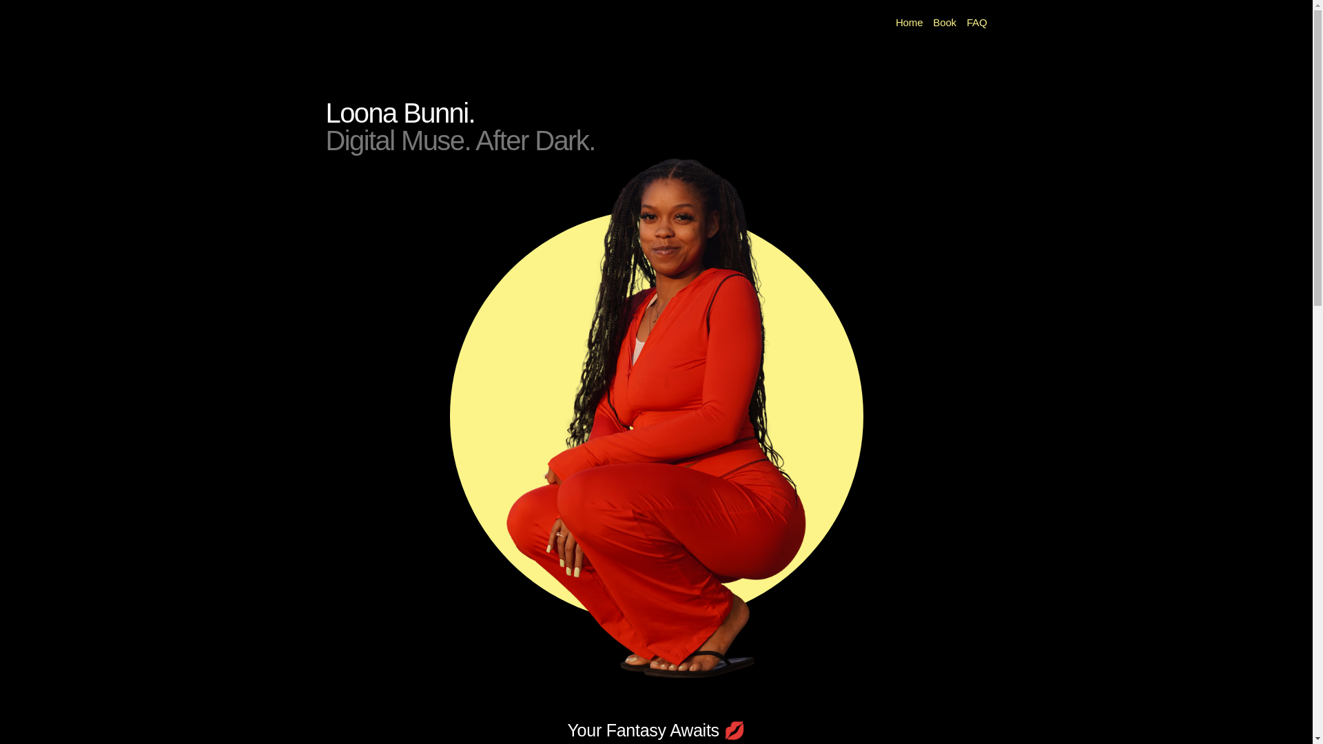 website screenshot of https://loonabunni.com/