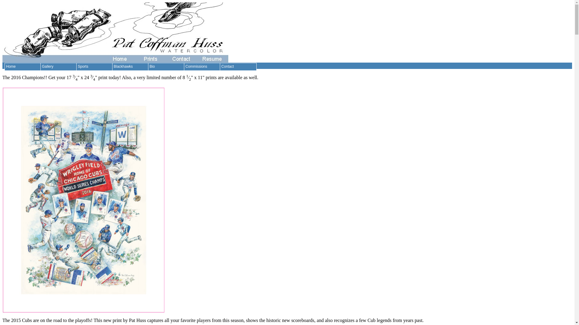 website screenshot of https://patcoffmanhuss.art/