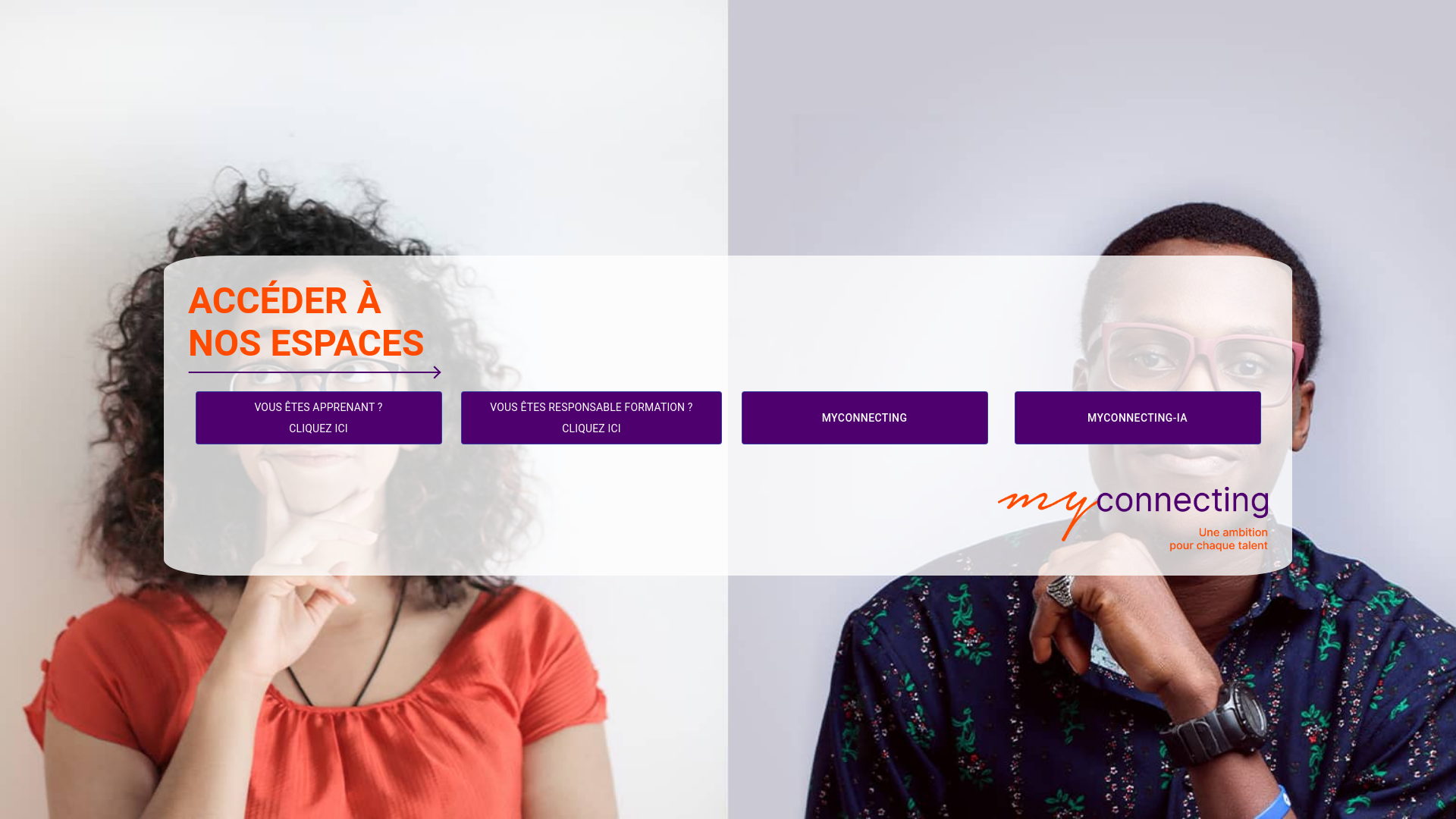 website screenshot of https://groupemyconnectingservices.com/