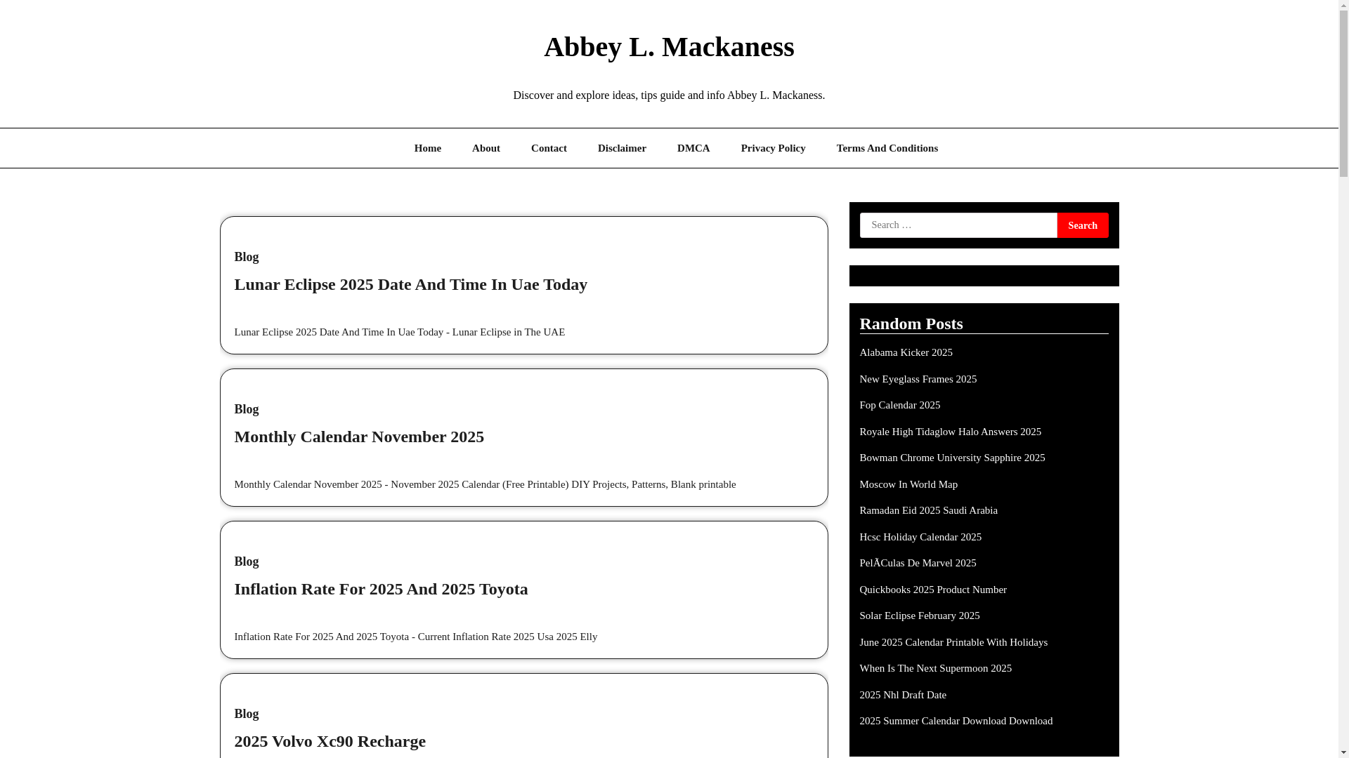 website screenshot of https://abbeylmackaness.pages.dev/