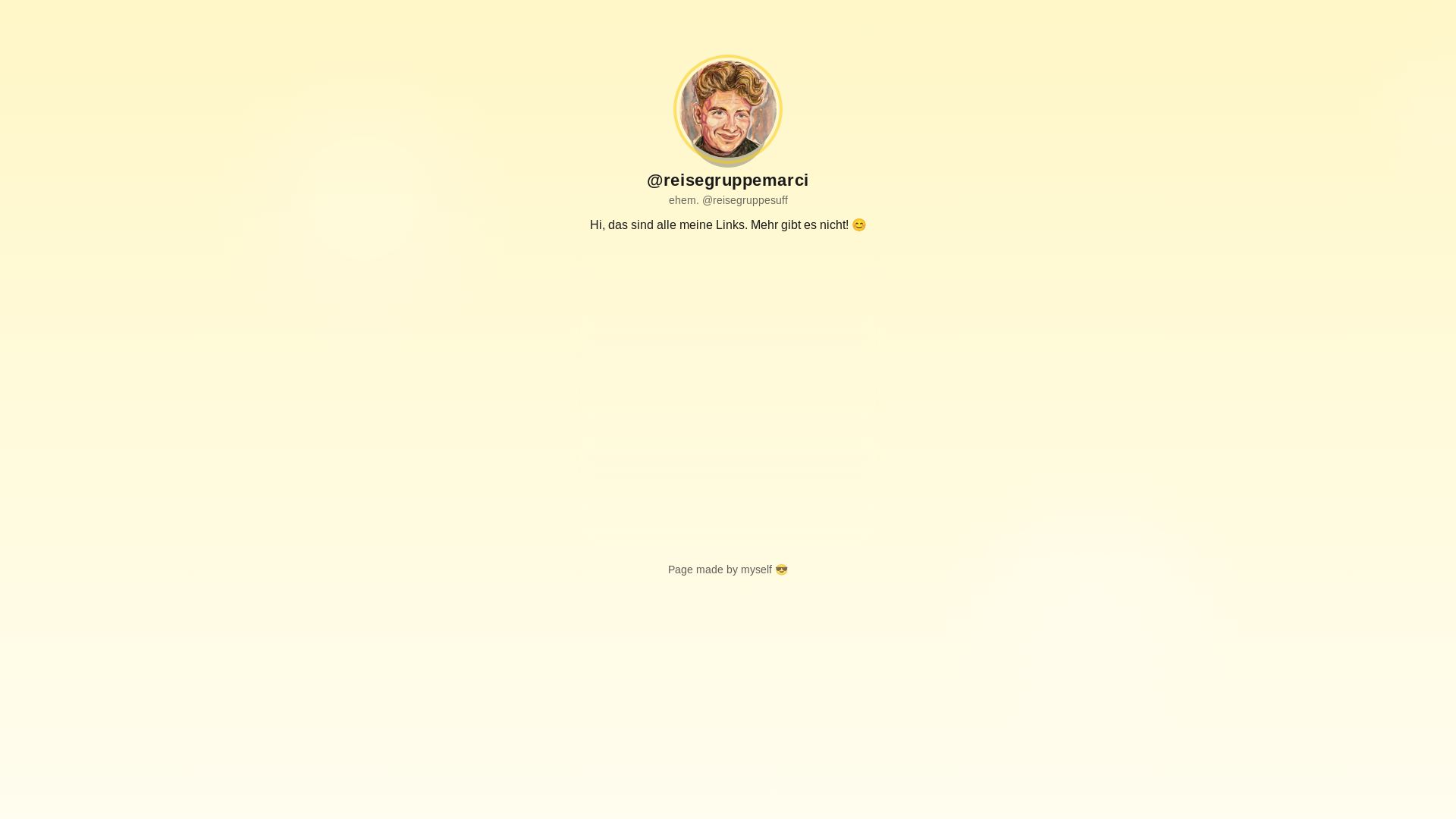 website screenshot of https://reisegruppemarci.de/