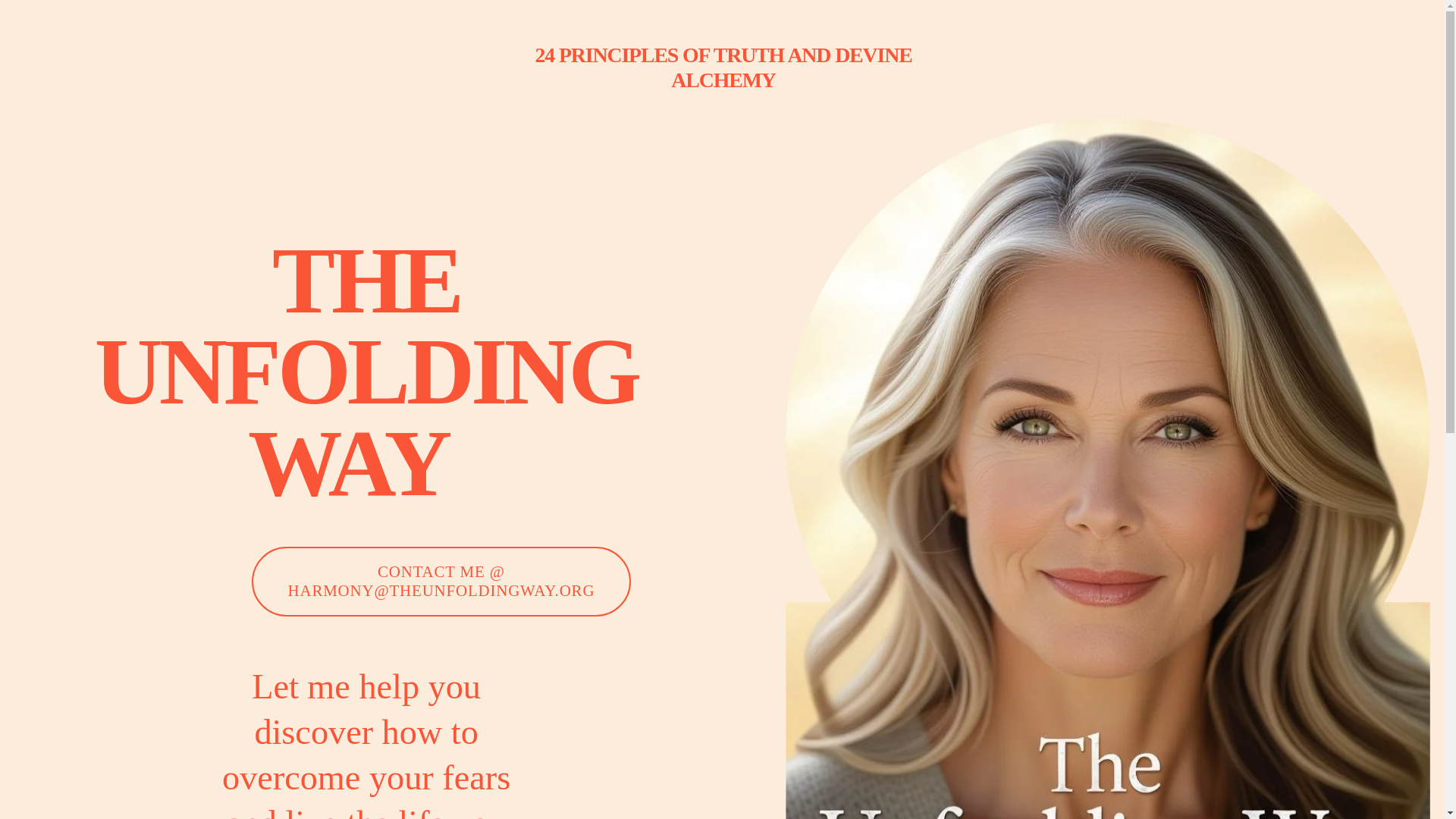 website screenshot of https://theunfoldingway.net/