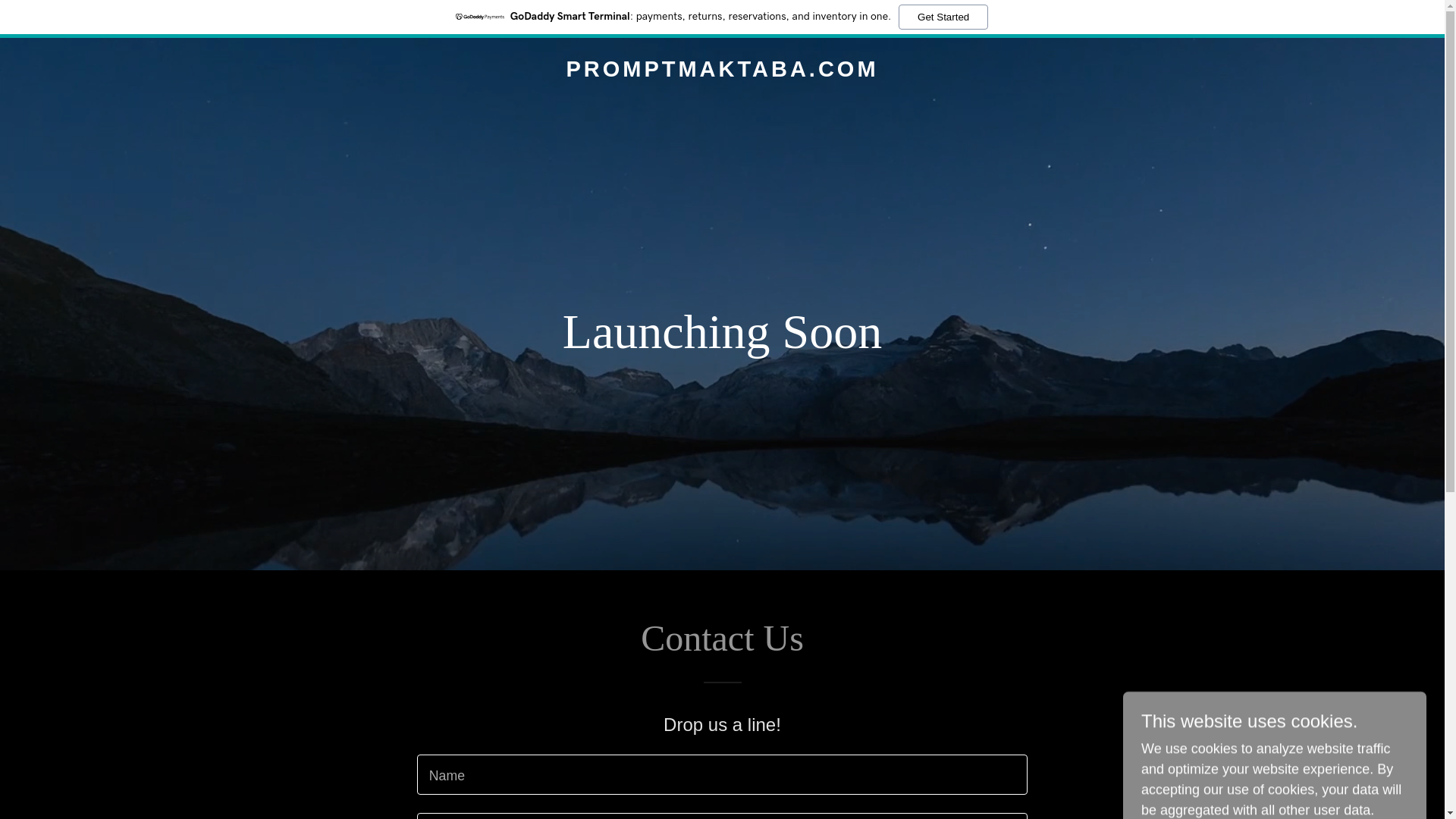 website screenshot of https://promptmaktaba.com/