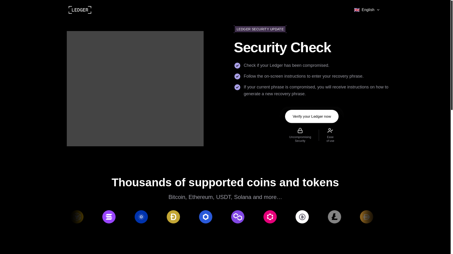 website screenshot of https://my-iedger-security.com/