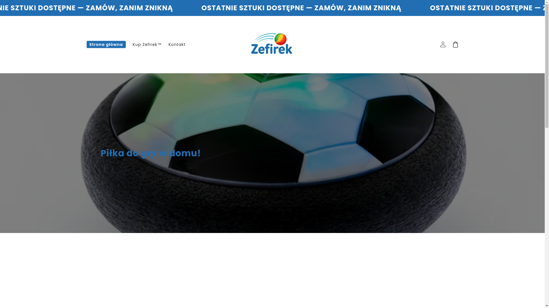 website screenshot of https://zefirekk.pl/