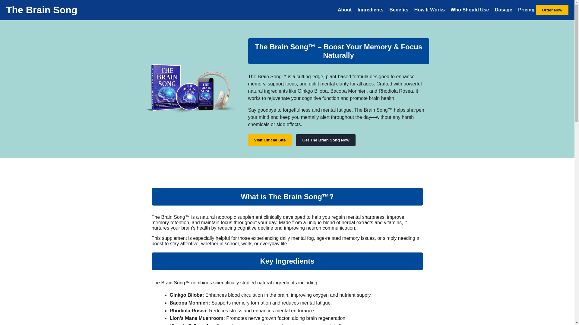 website screenshot of https://thebrainsong.pages.dev/