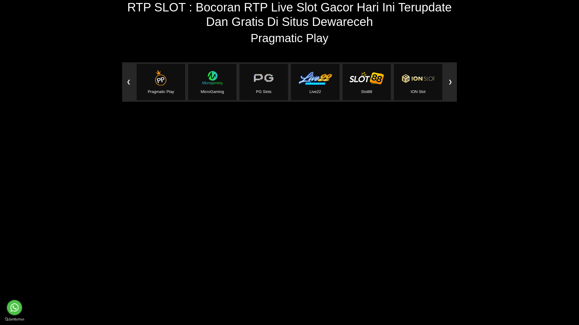 website screenshot of https://rtpdewareceh.space/