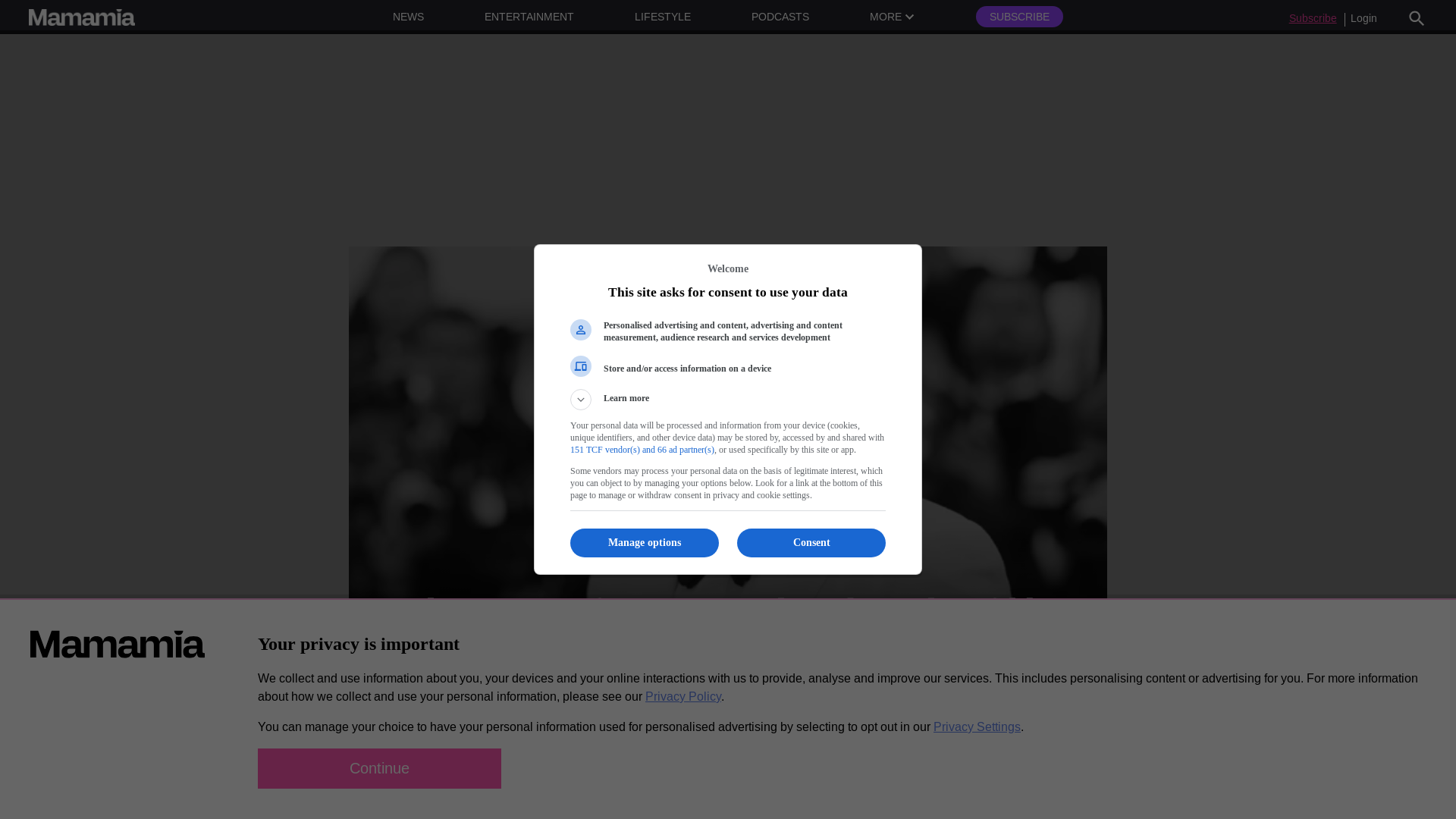 website screenshot of https://www.mamamia.com.au/