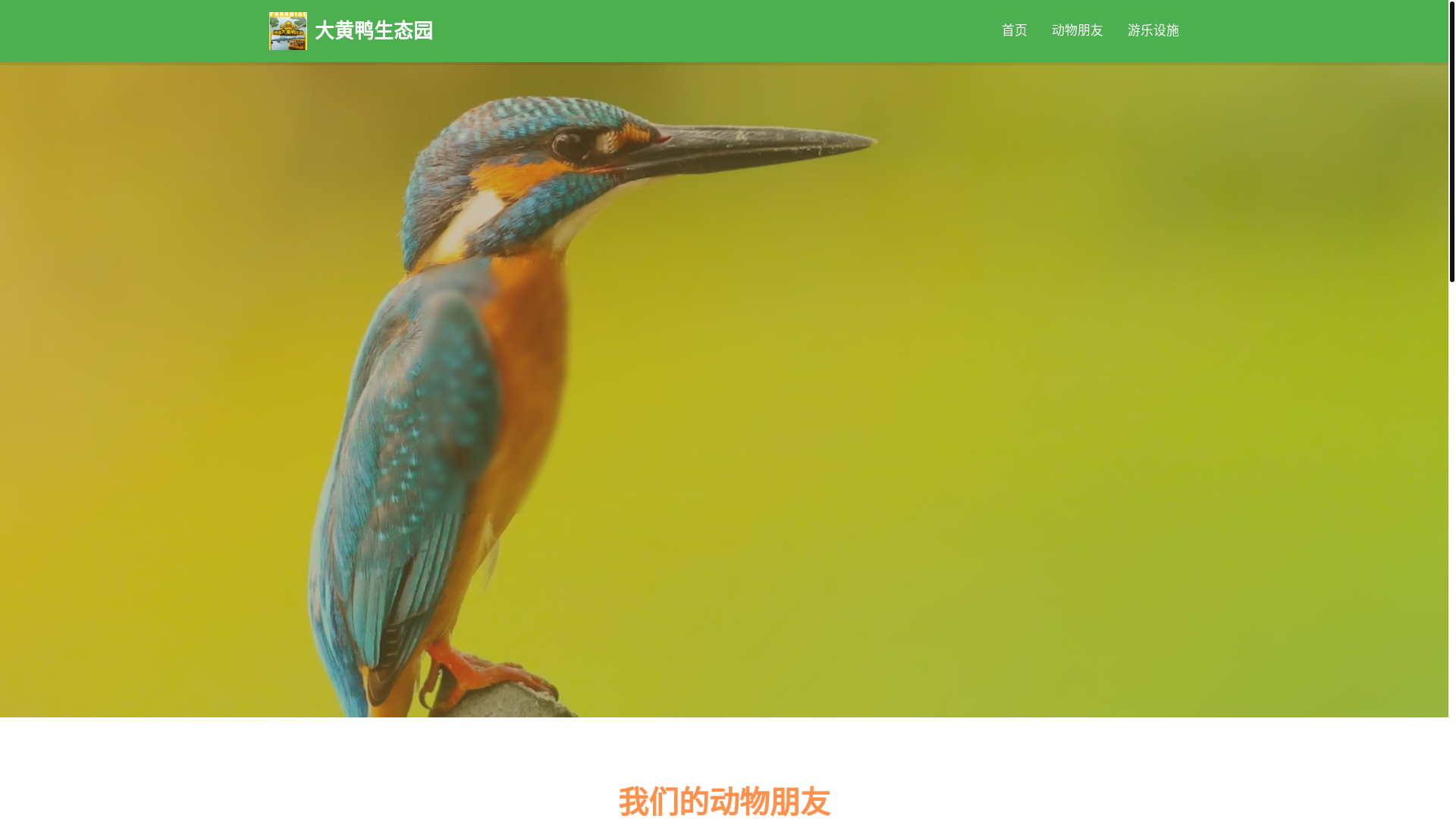 website screenshot of https://duckpark.cn/