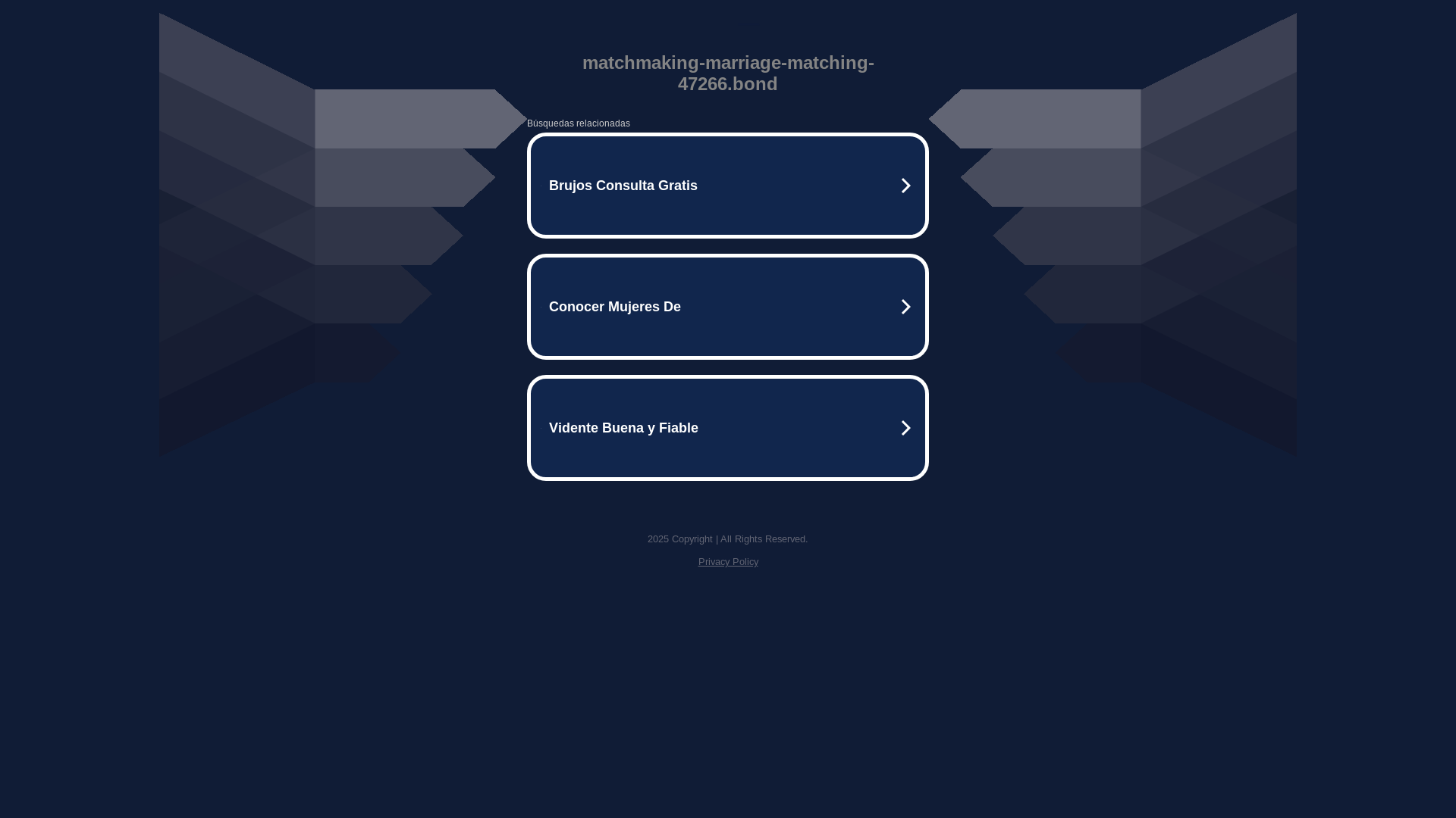 website screenshot of https://matchmaking-marriage-matching-47266.bond/